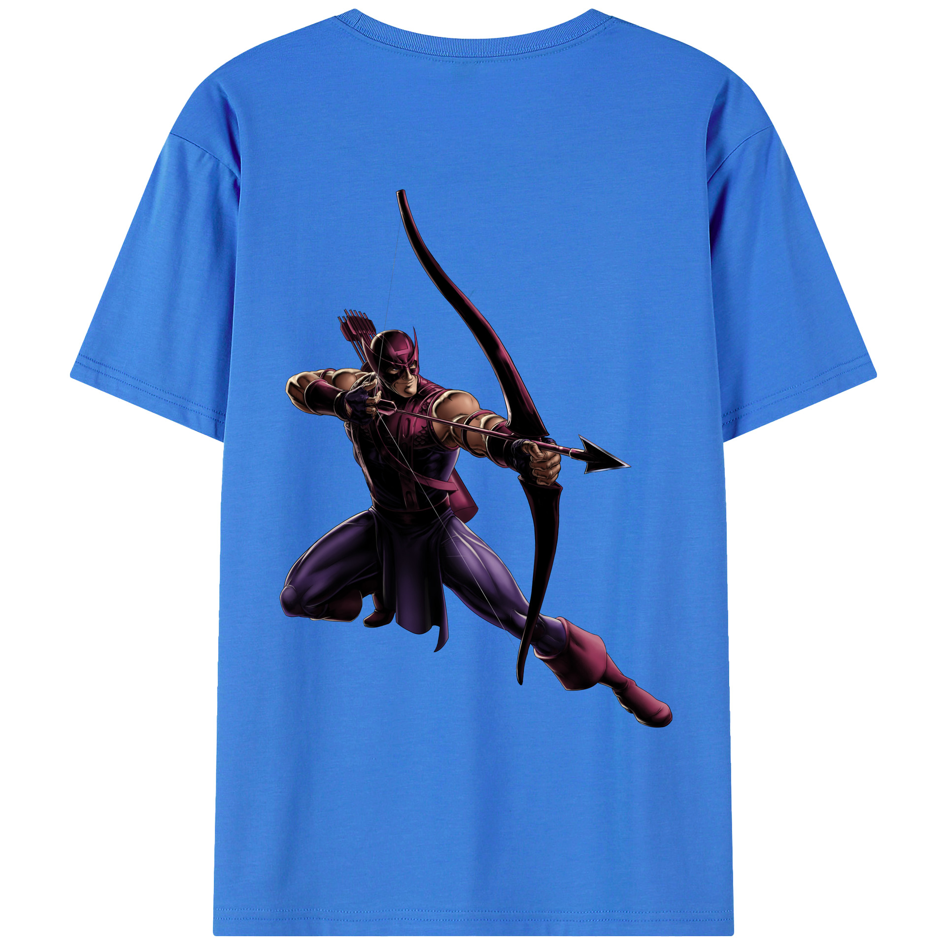 （画像用） アベンジャーズ The Avengers 綿100％ メンズ半袖Tシャツ（バックプリント） 通気性