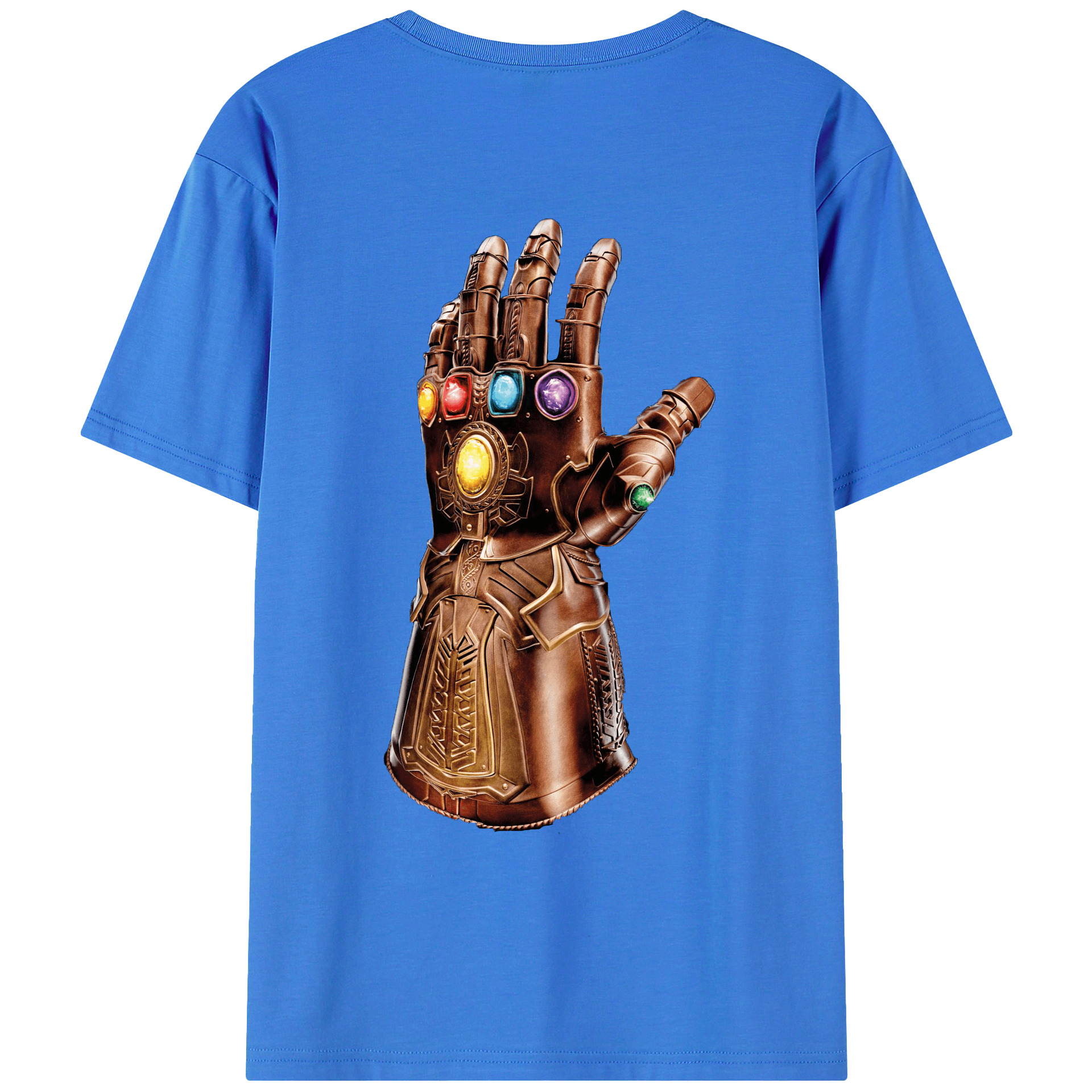 （画像用） アベンジャーズ The Avengers 綿100％ メンズ半袖Tシャツ（バックプリント） 通気性
