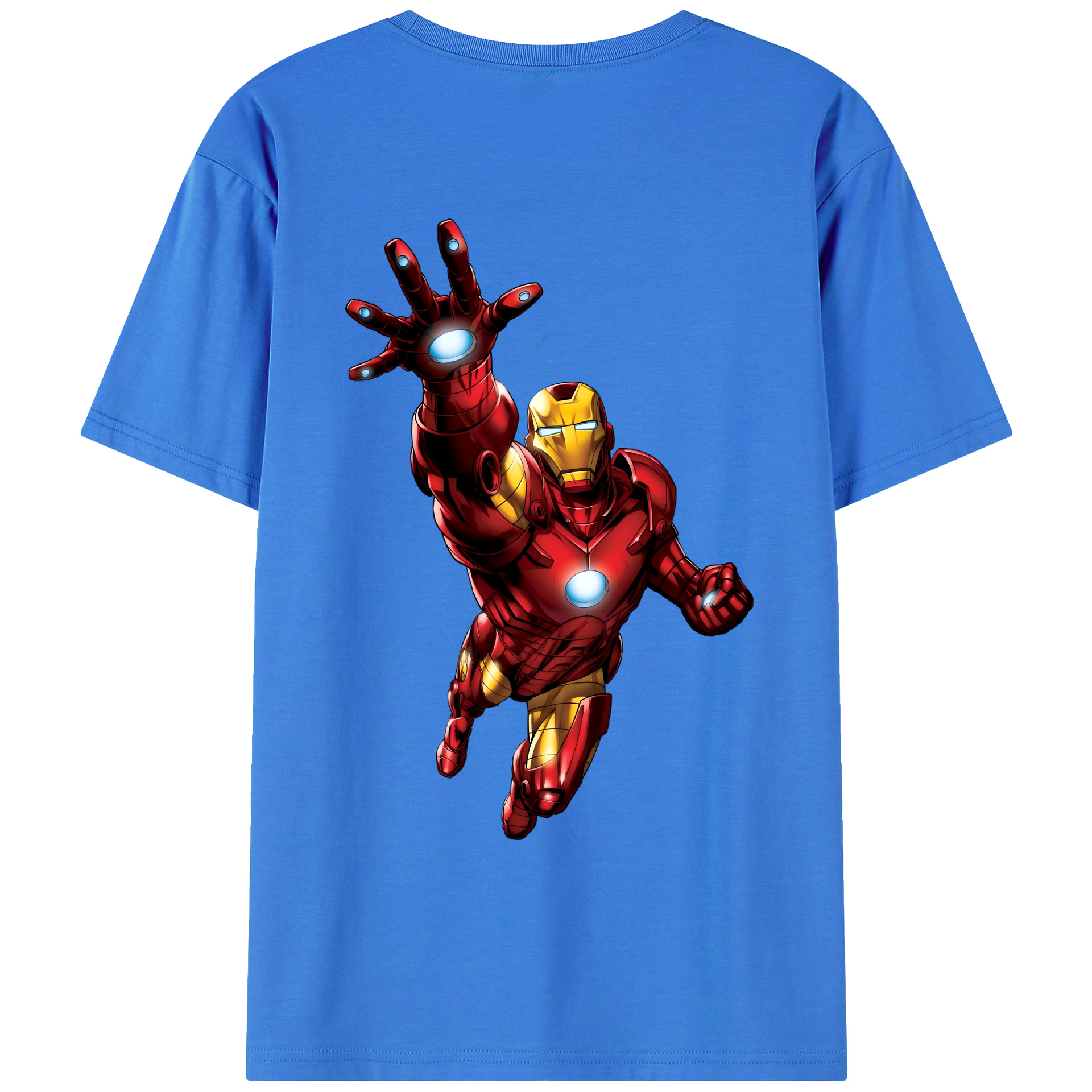 （画像用） アベンジャーズ The Avengers 綿100％ メンズ半袖Tシャツ（バックプリント） 通気性