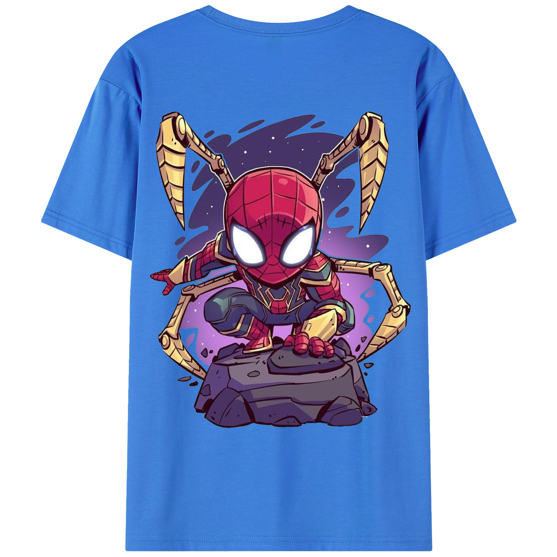 （画像用） アベンジャーズ The Avengers 綿100％ メンズ半袖Tシャツ（バックプリント） 通気性