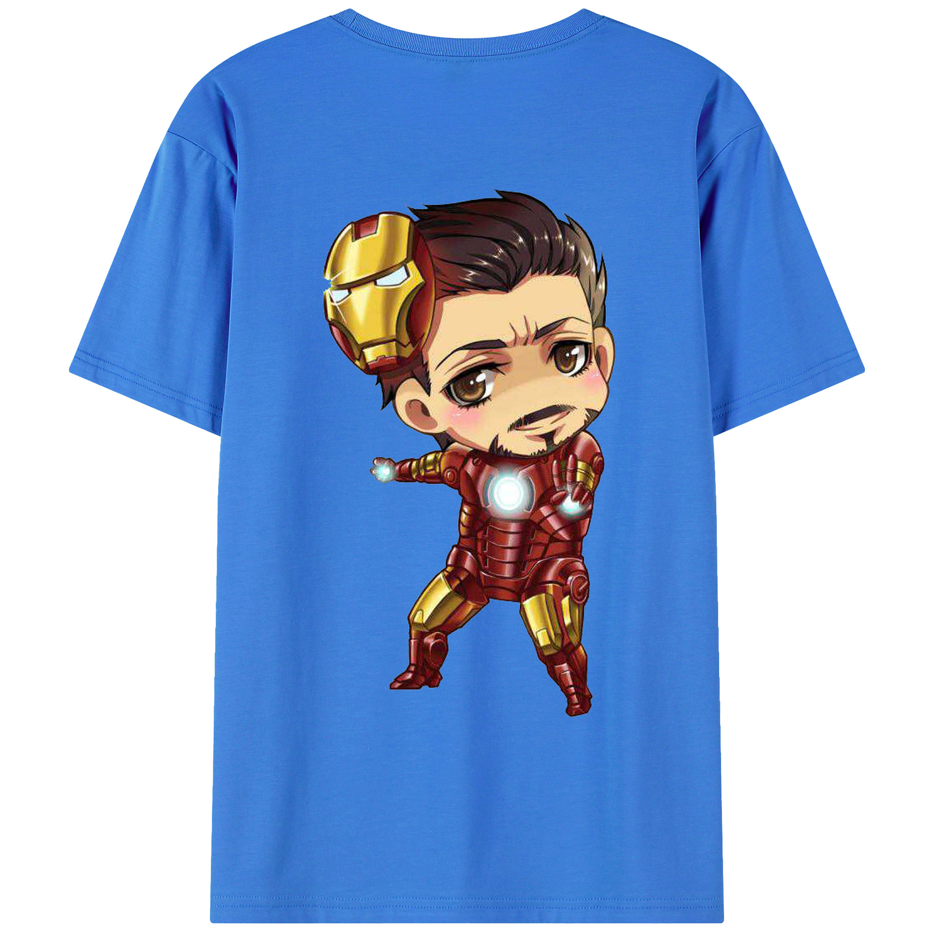 （画像用） アベンジャーズ The Avengers 綿100％ メンズ半袖Tシャツ（バックプリント） 通気性