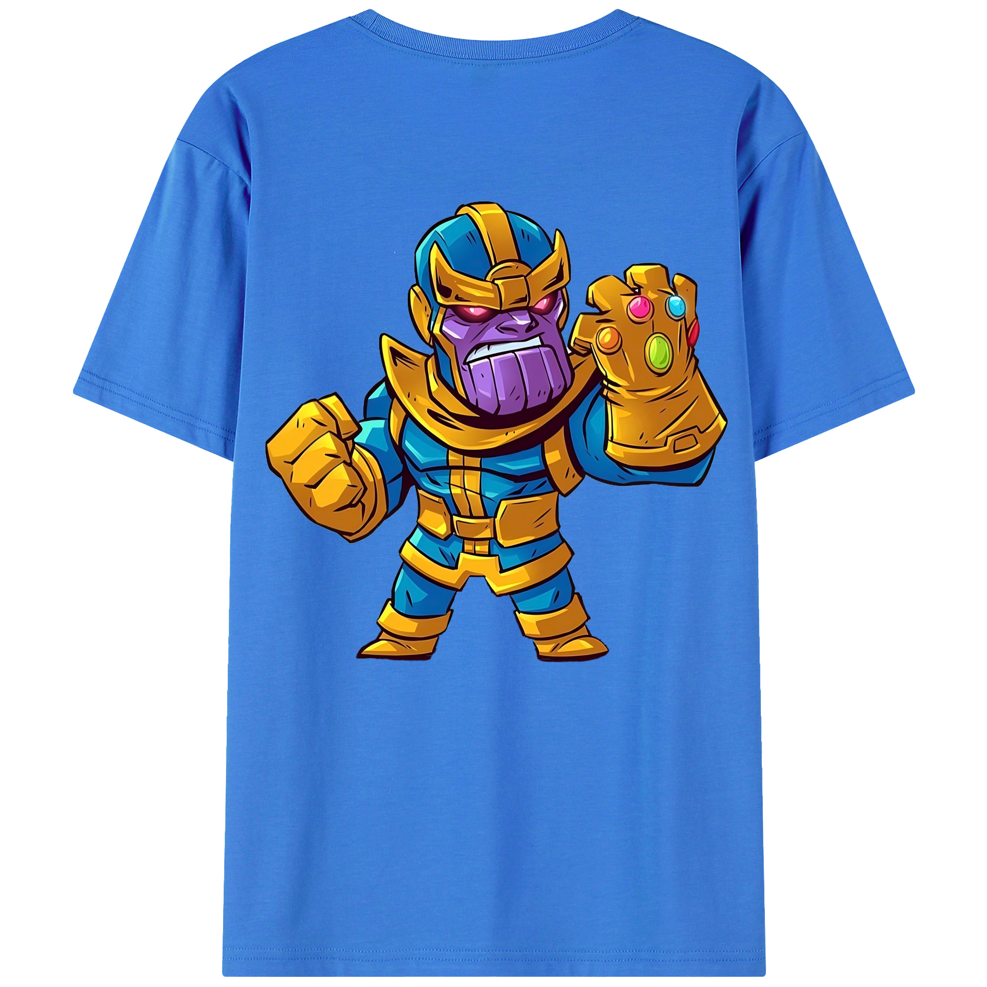 （画像用） アベンジャーズ The Avengers 綿100％ メンズ半袖Tシャツ（バックプリント） 通気性