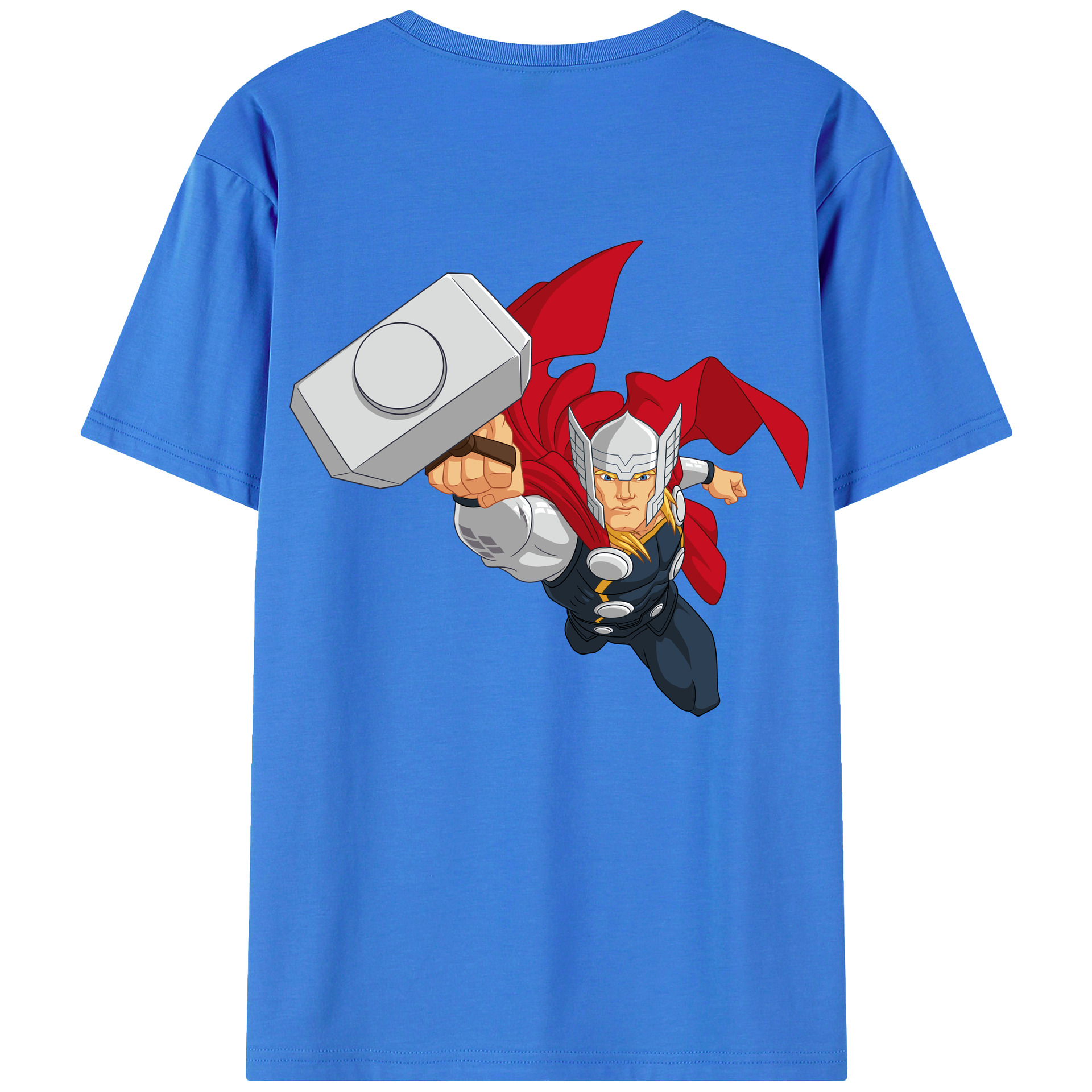 （画像用） アベンジャーズ The Avengers 綿100％ メンズ半袖Tシャツ（バックプリント） 通気性