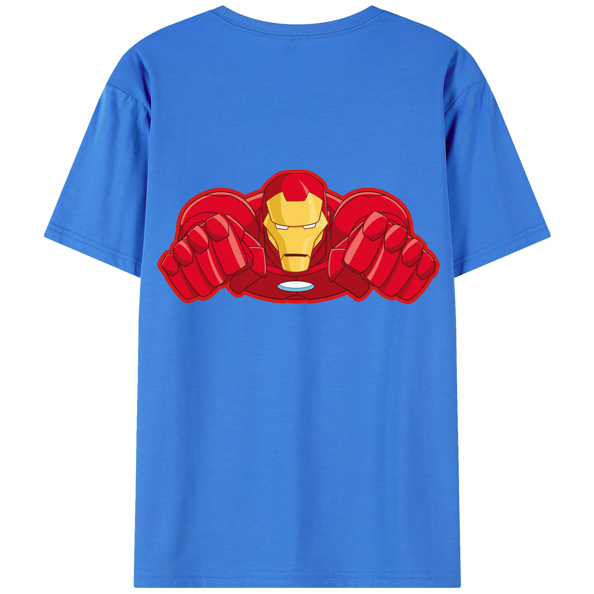 （画像用） アベンジャーズ The Avengers 綿100％ メンズ半袖Tシャツ（バックプリント） 通気性