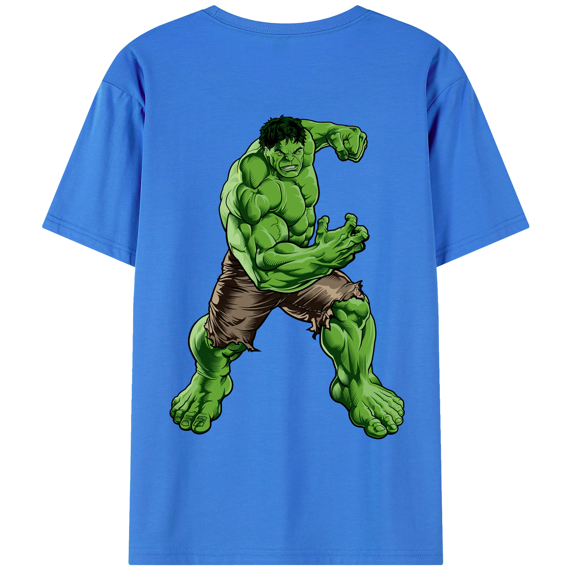 （画像用） アベンジャーズ The Avengers 綿100％ メンズ半袖Tシャツ（バックプリント） 通気性