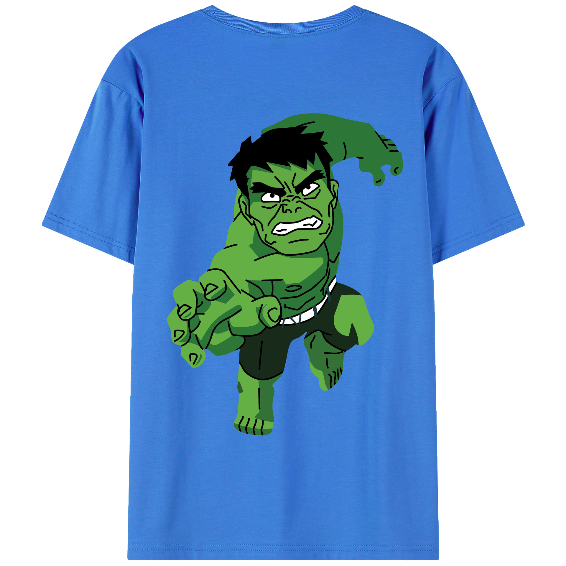 （画像用） アベンジャーズ The Avengers 綿100％ メンズ半袖Tシャツ（バックプリント） 通気性
