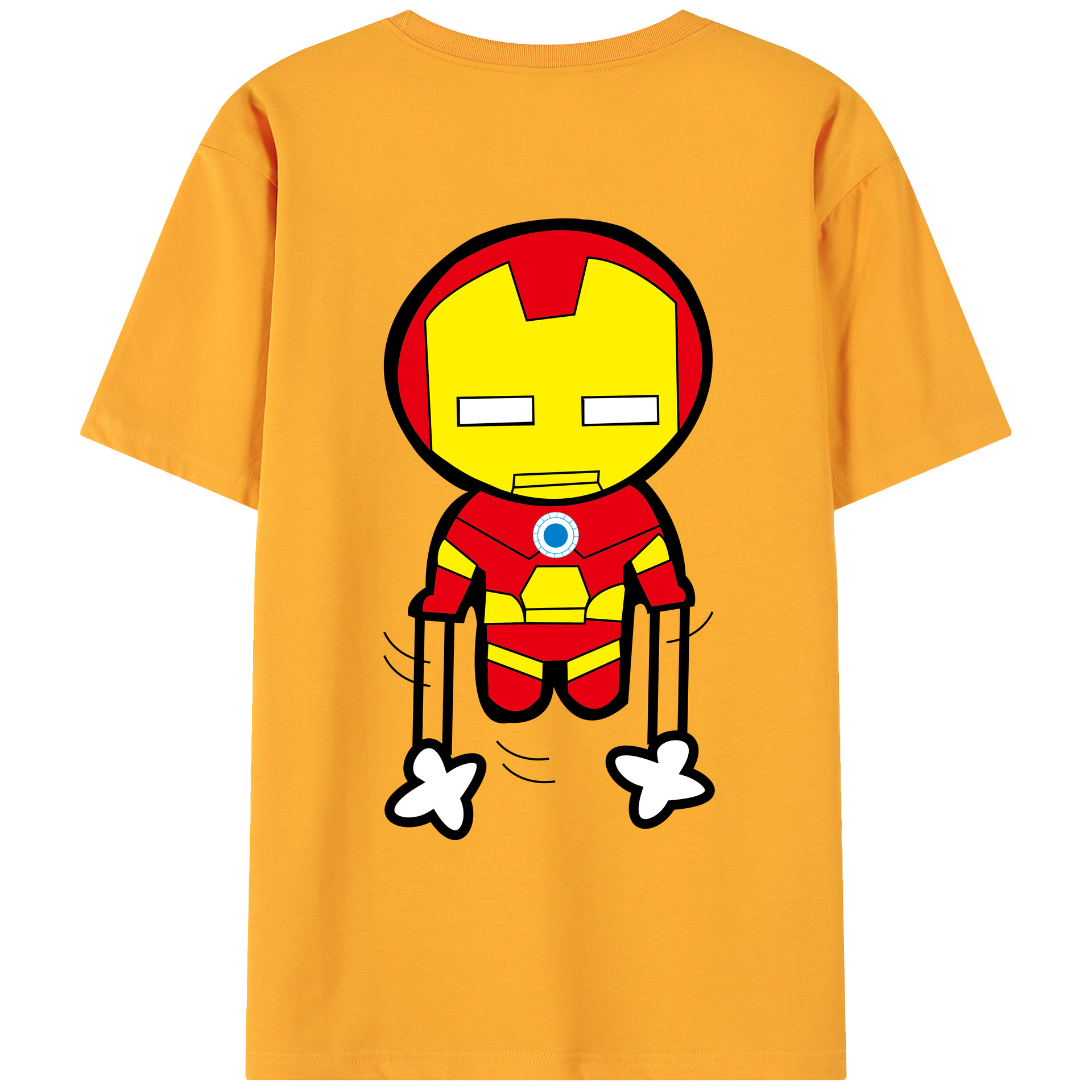（画像用） アベンジャーズ The Avengers 綿100％ メンズ半袖Tシャツ（バックプリント） 通気性