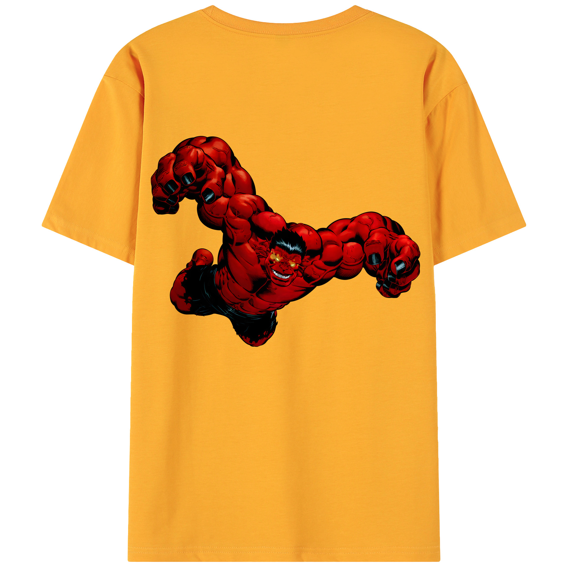 （画像用） アベンジャーズ The Avengers 綿100％ メンズ半袖Tシャツ（バックプリント） 通気性