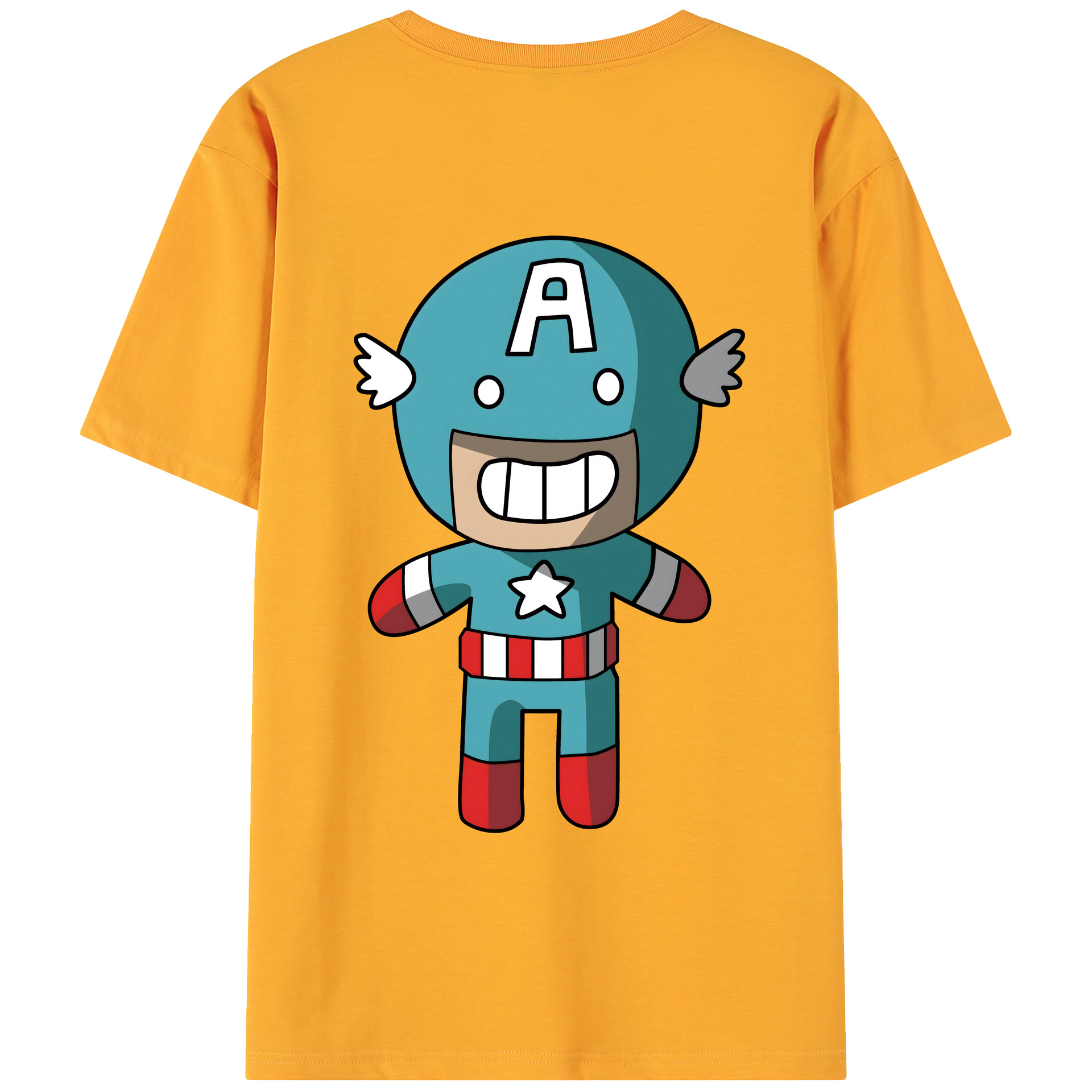 （画像用） アベンジャーズ The Avengers 綿100％ メンズ半袖Tシャツ（バックプリント） 通気性