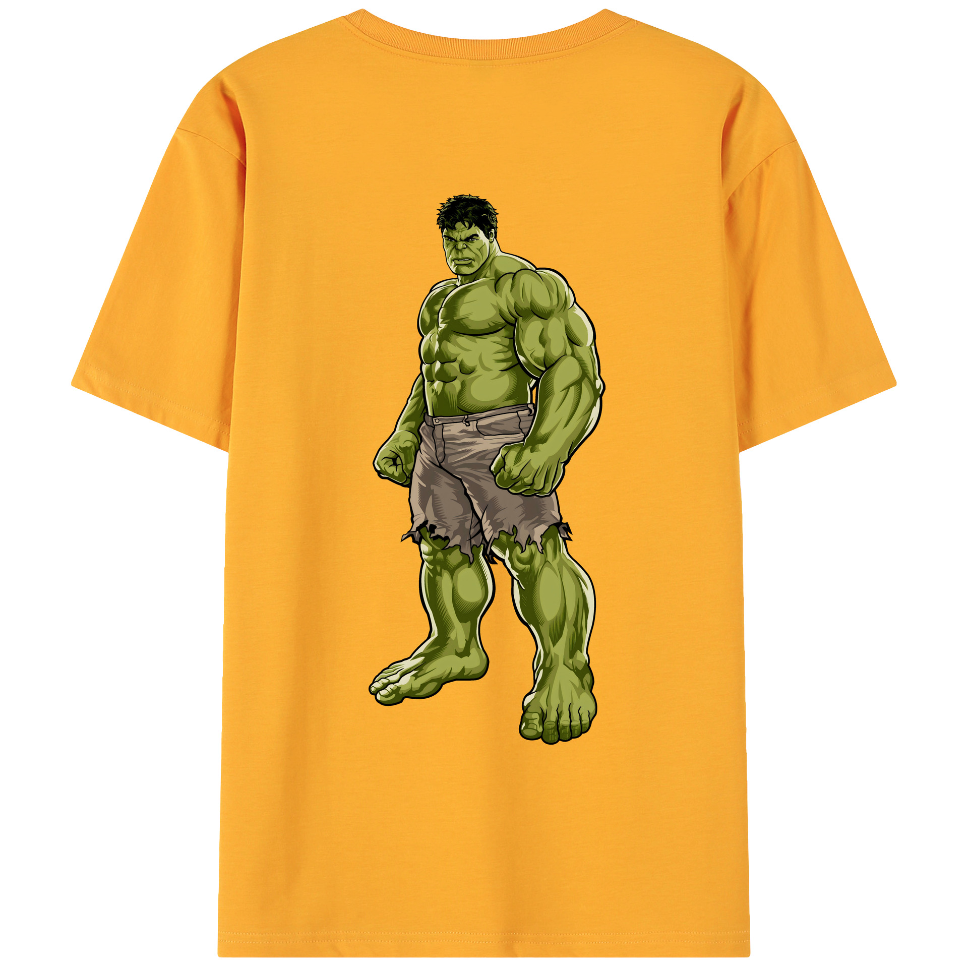 （画像用） アベンジャーズ The Avengers 綿100％ メンズ半袖Tシャツ（バックプリント） 通気性
