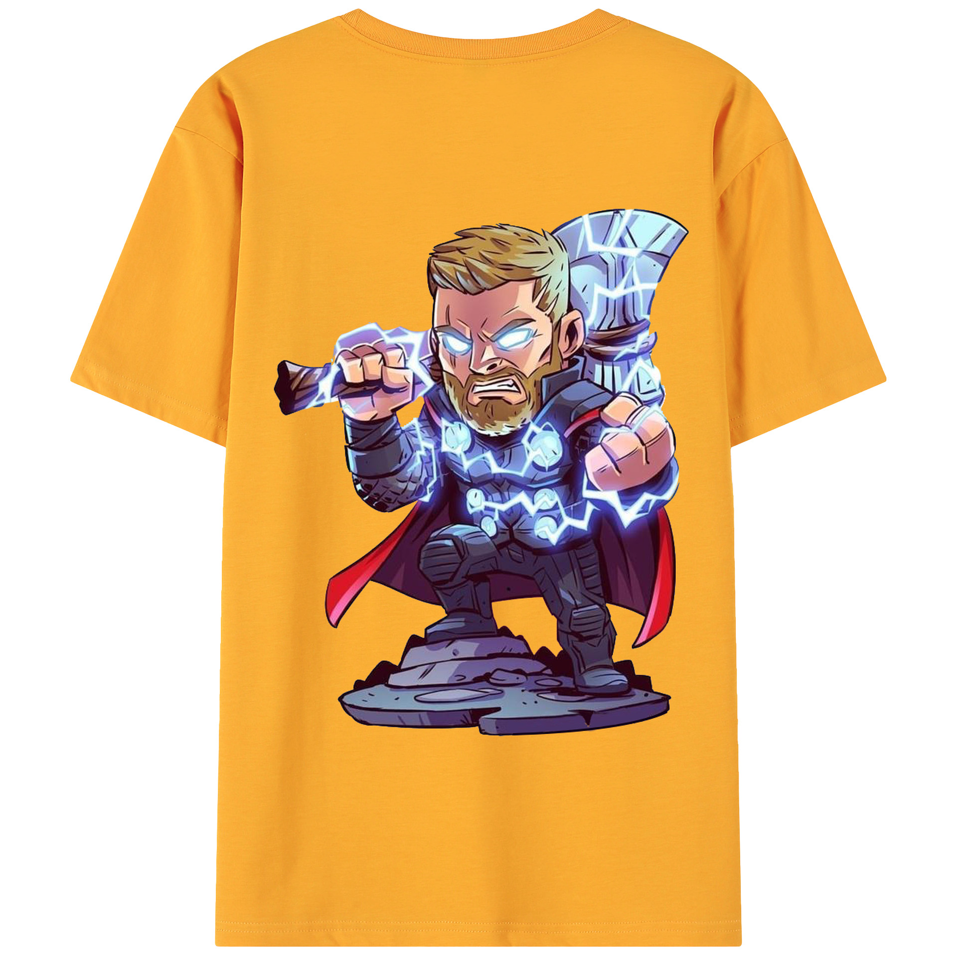 （画像用） アベンジャーズ The Avengers 綿100％ メンズ半袖Tシャツ（バックプリント） 通気性