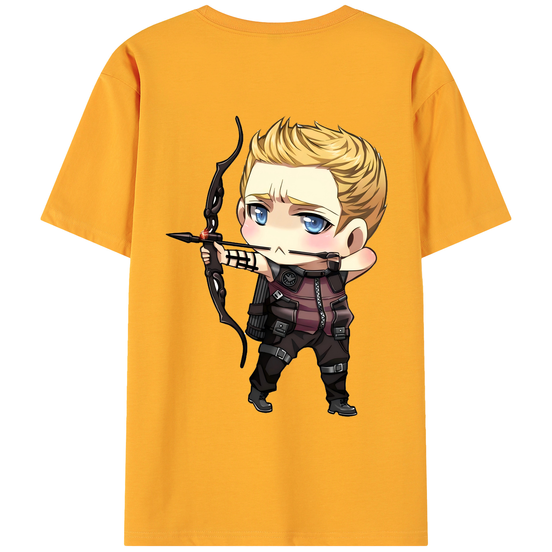 （画像用） アベンジャーズ The Avengers 綿100％ メンズ半袖Tシャツ（バックプリント） 通気性