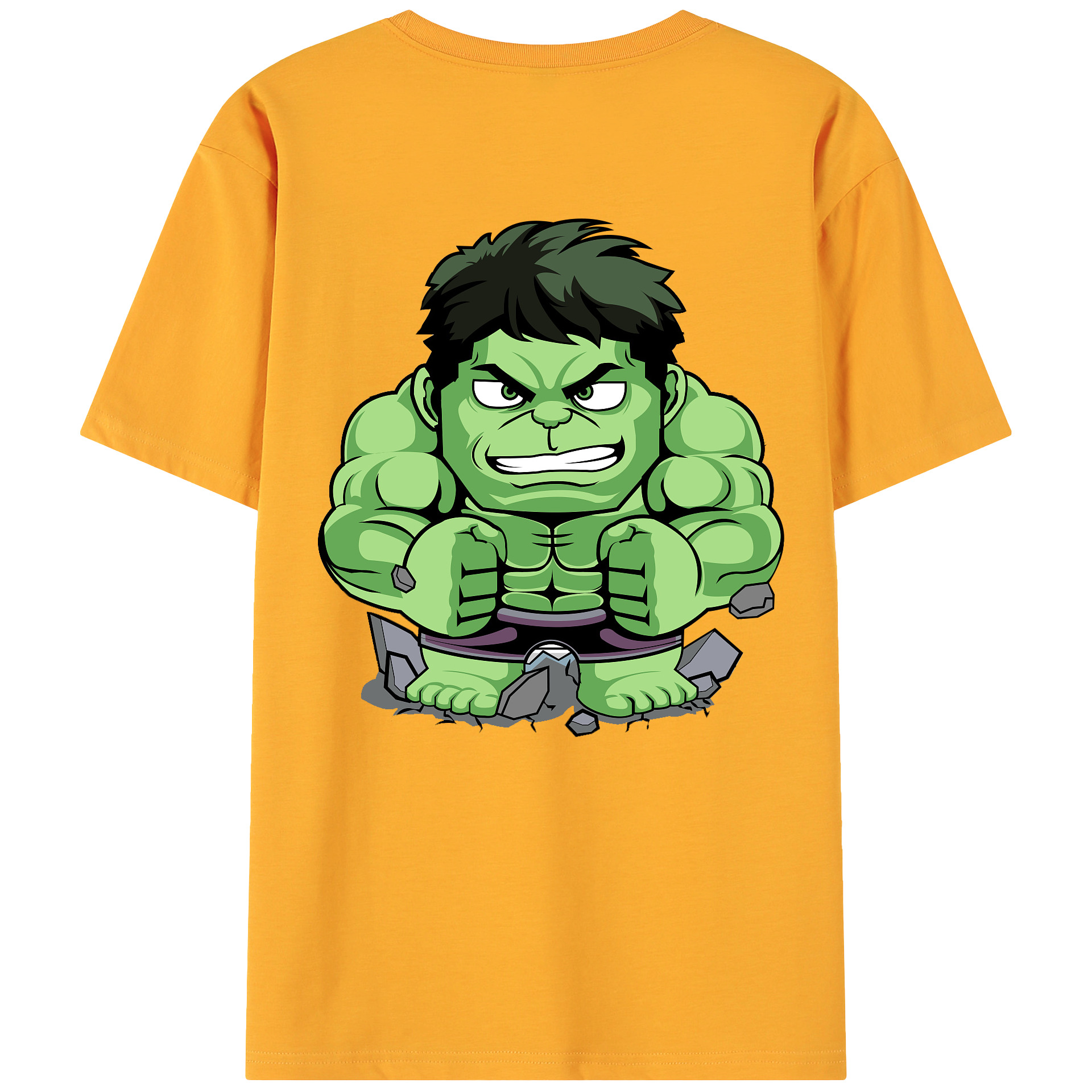 （画像用） アベンジャーズ The Avengers 綿100％ メンズ半袖Tシャツ（バックプリント） 通気性