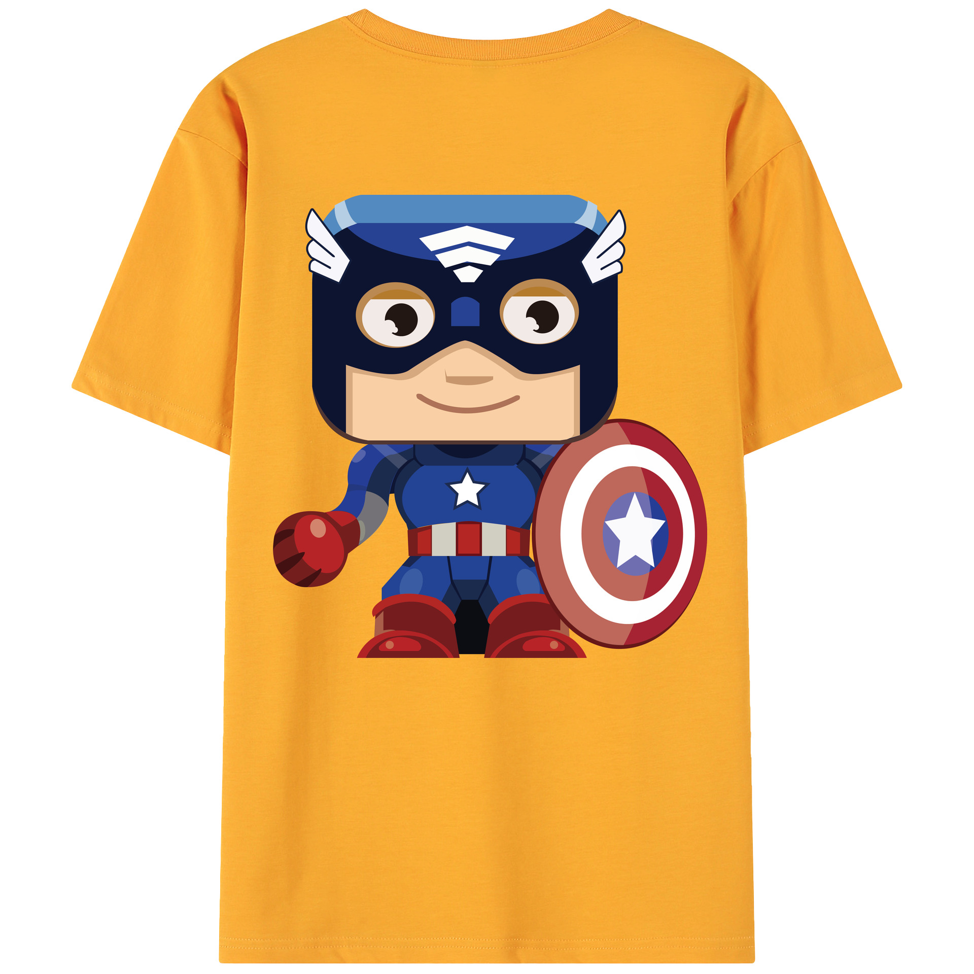 （画像用） アベンジャーズ The Avengers 綿100％ メンズ半袖Tシャツ（バックプリント） 通気性