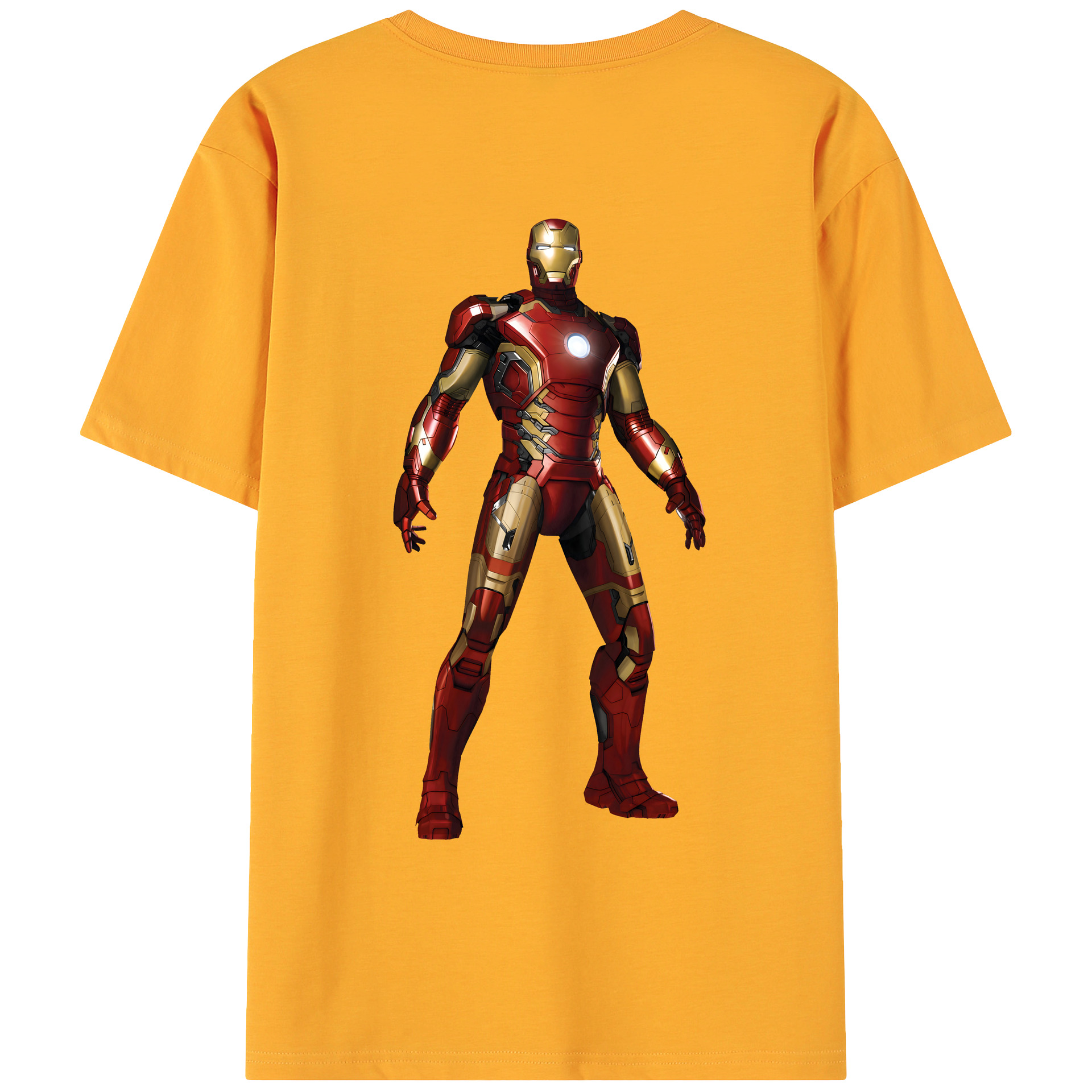（画像用） アベンジャーズ The Avengers 綿100％ メンズ半袖Tシャツ（バックプリント） 通気性