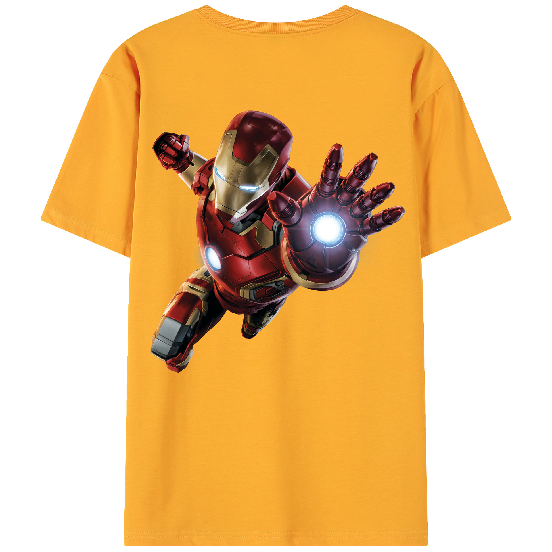 （画像用） アベンジャーズ The Avengers 綿100％ メンズ半袖Tシャツ（バックプリント） 通気性
