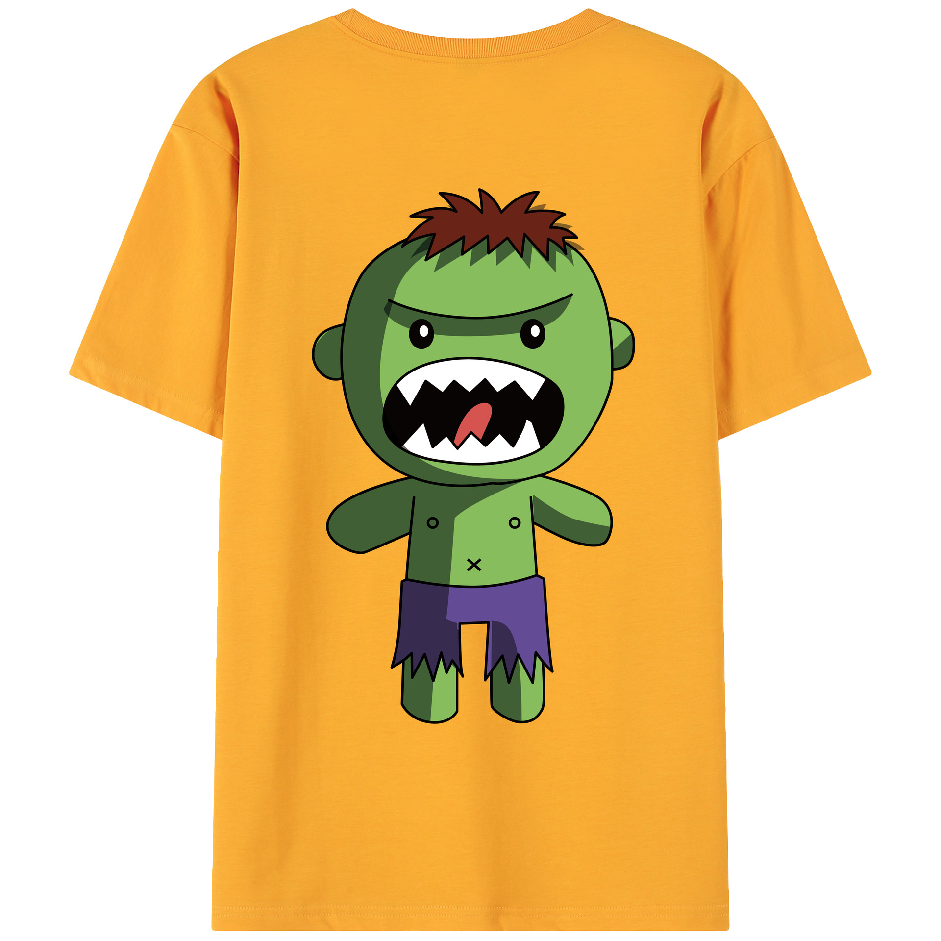 （画像用） アベンジャーズ The Avengers 綿100％ メンズ半袖Tシャツ（バックプリント） 通気性