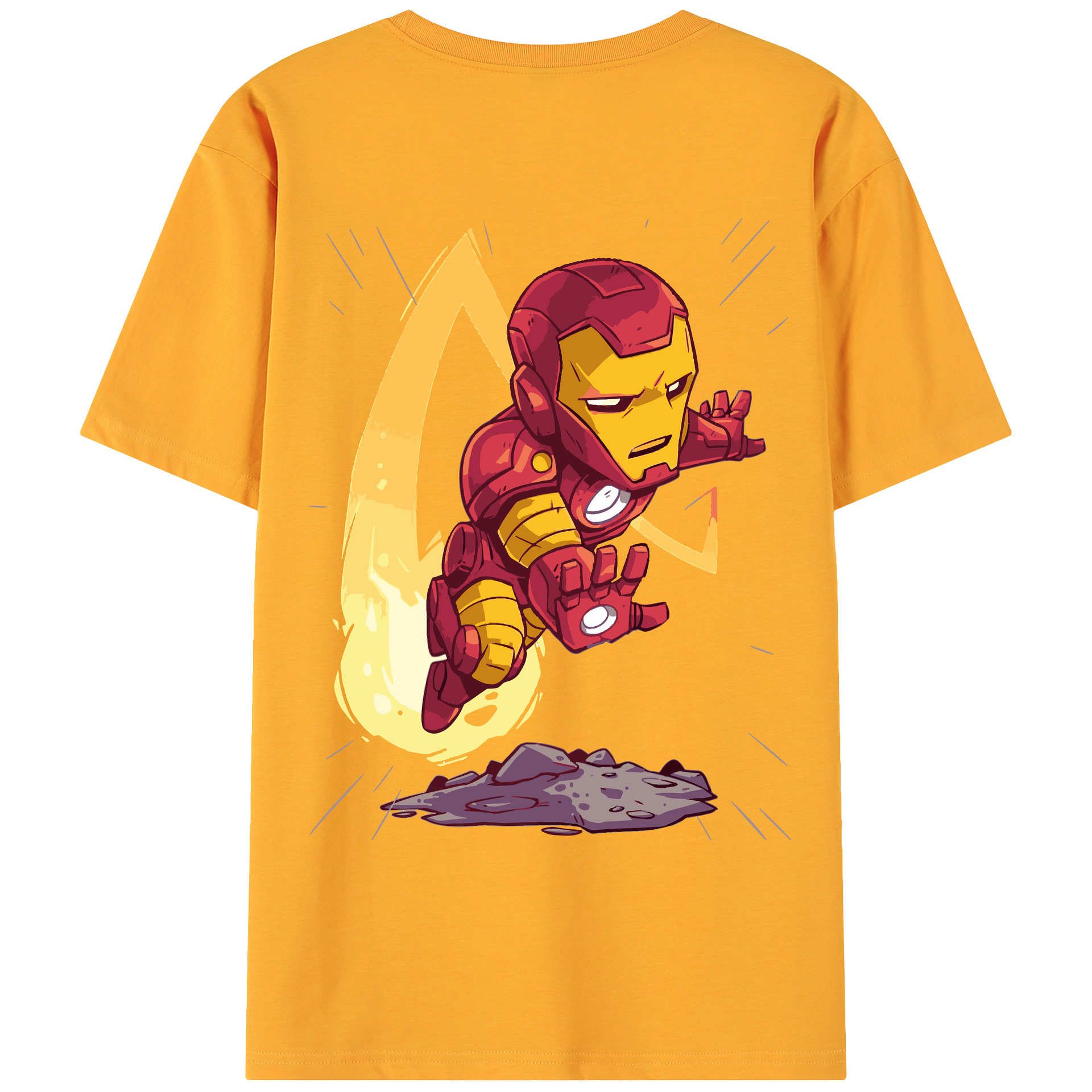 （画像用） アベンジャーズ The Avengers 綿100％ メンズ半袖Tシャツ（バックプリント） 通気性