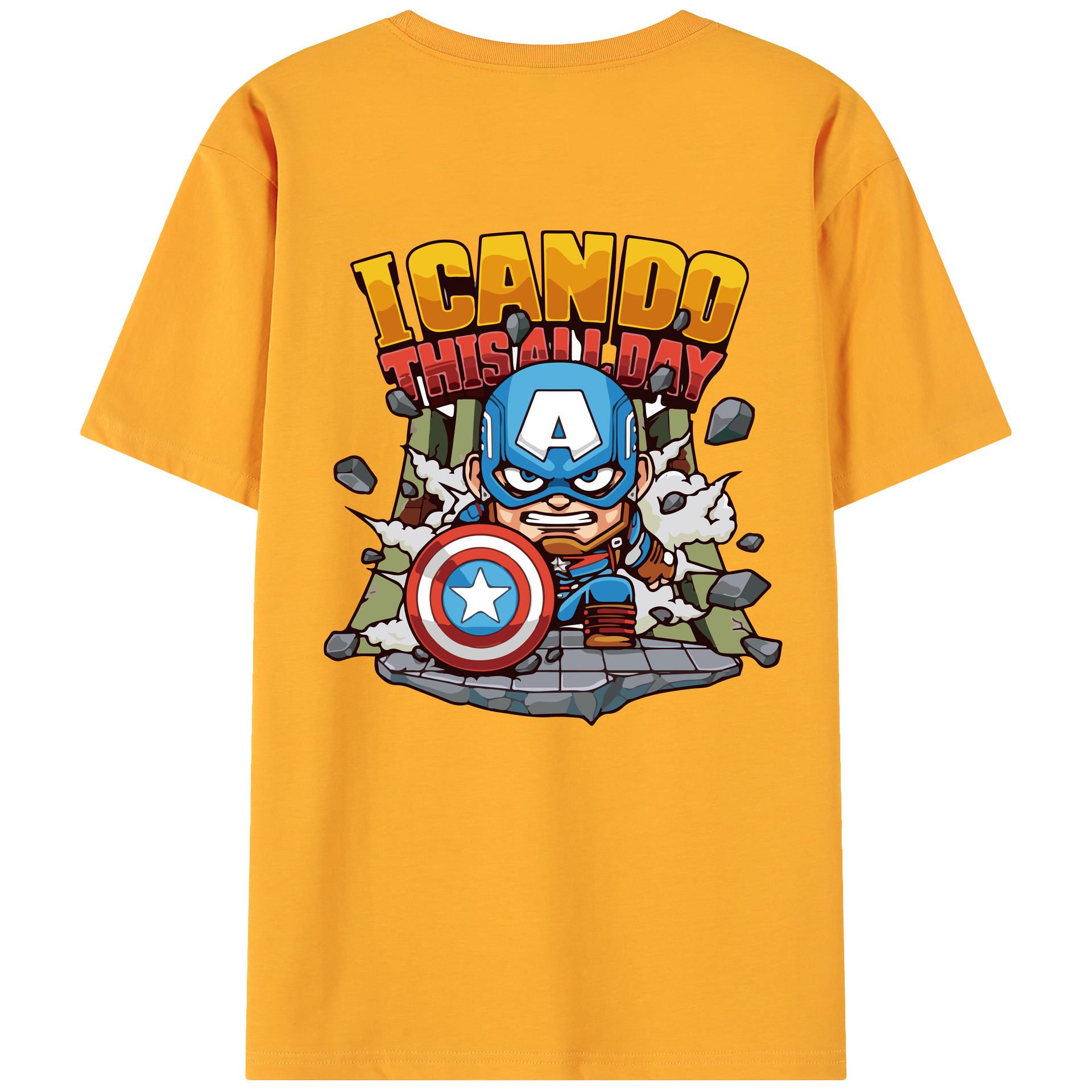 （画像用） アベンジャーズ The Avengers 綿100％ メンズ半袖Tシャツ（バックプリント） 通気性