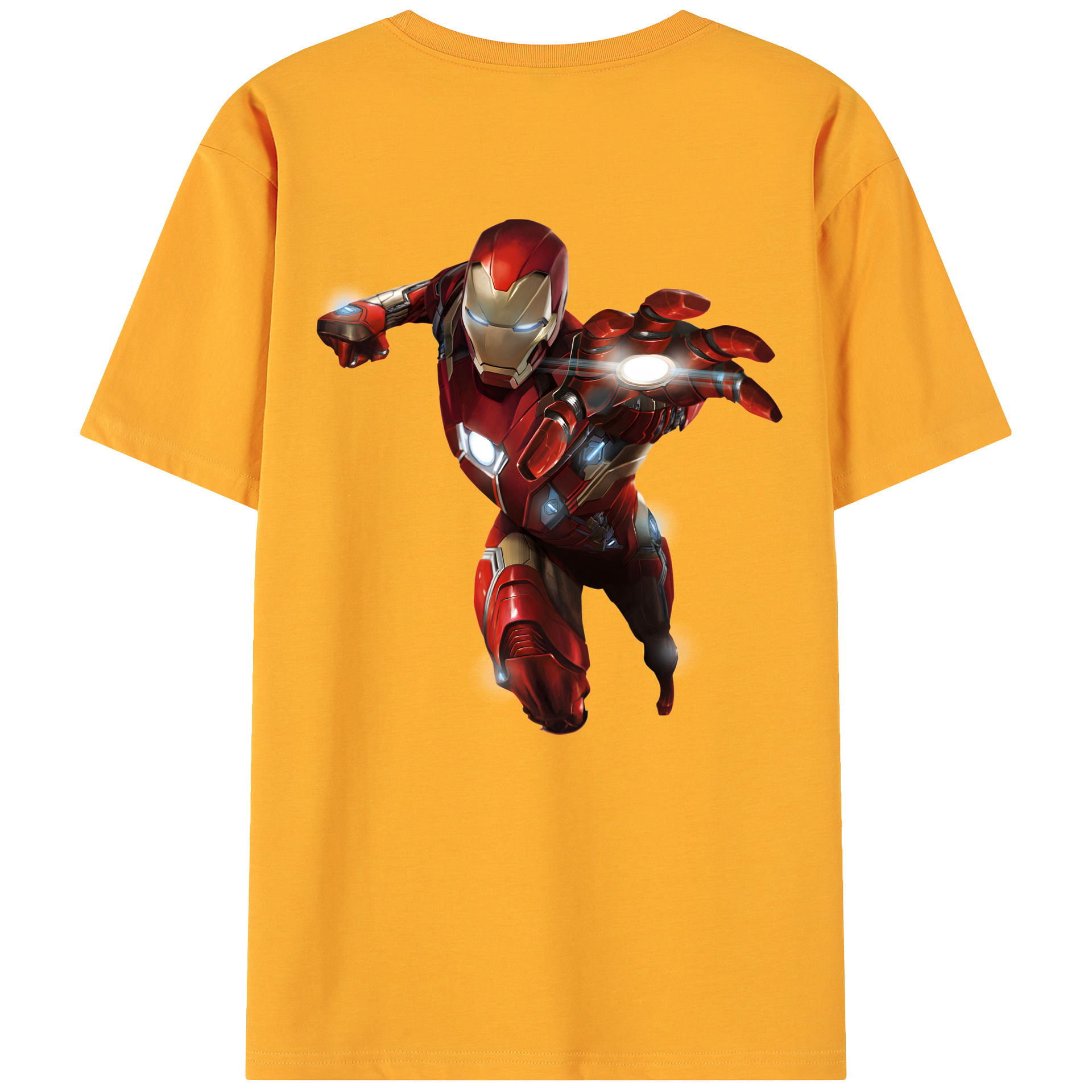 （画像用） アベンジャーズ The Avengers 綿100％ メンズ半袖Tシャツ（バックプリント） 通気性