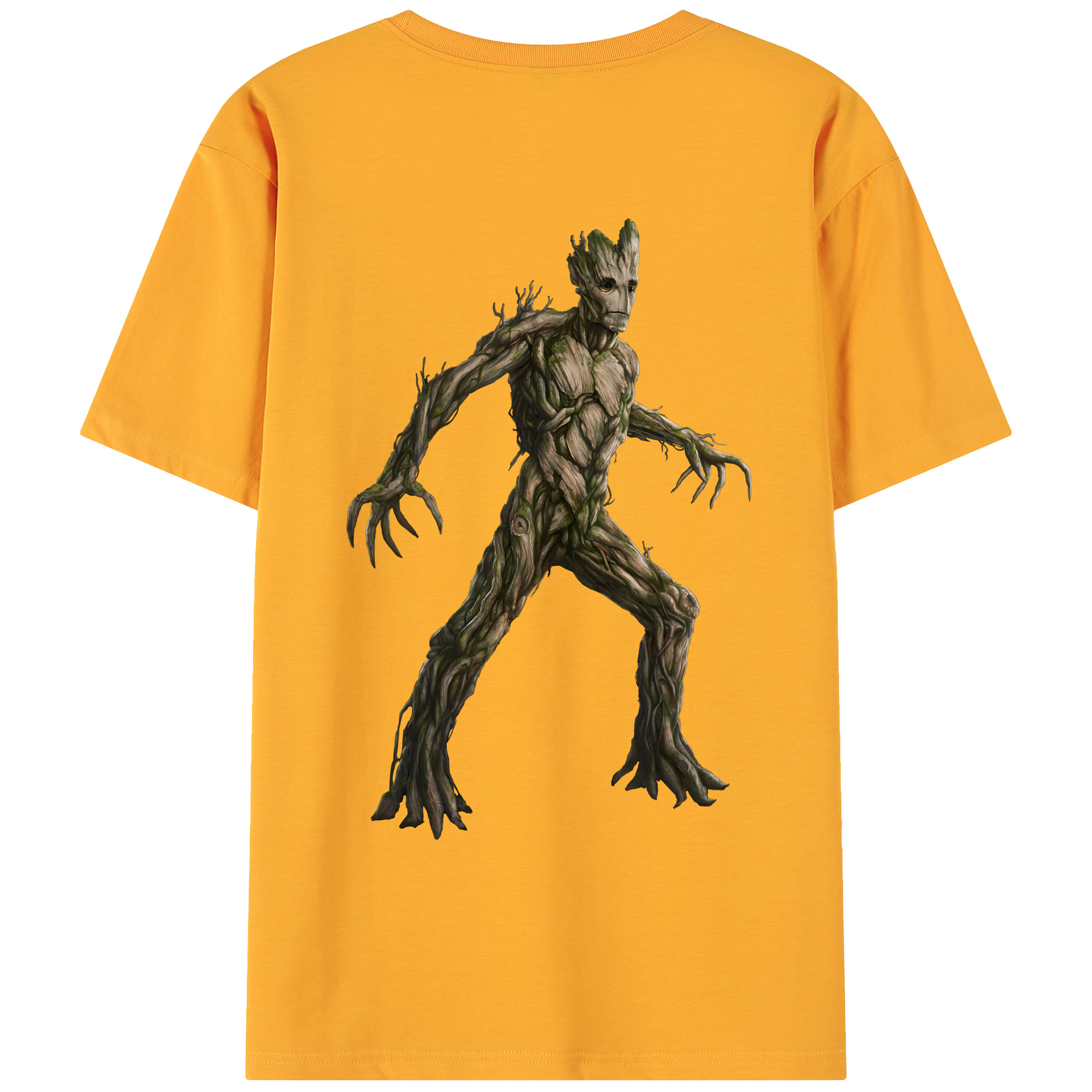 （画像用） アベンジャーズ The Avengers 綿100％ メンズ半袖Tシャツ（バックプリント） 通気性