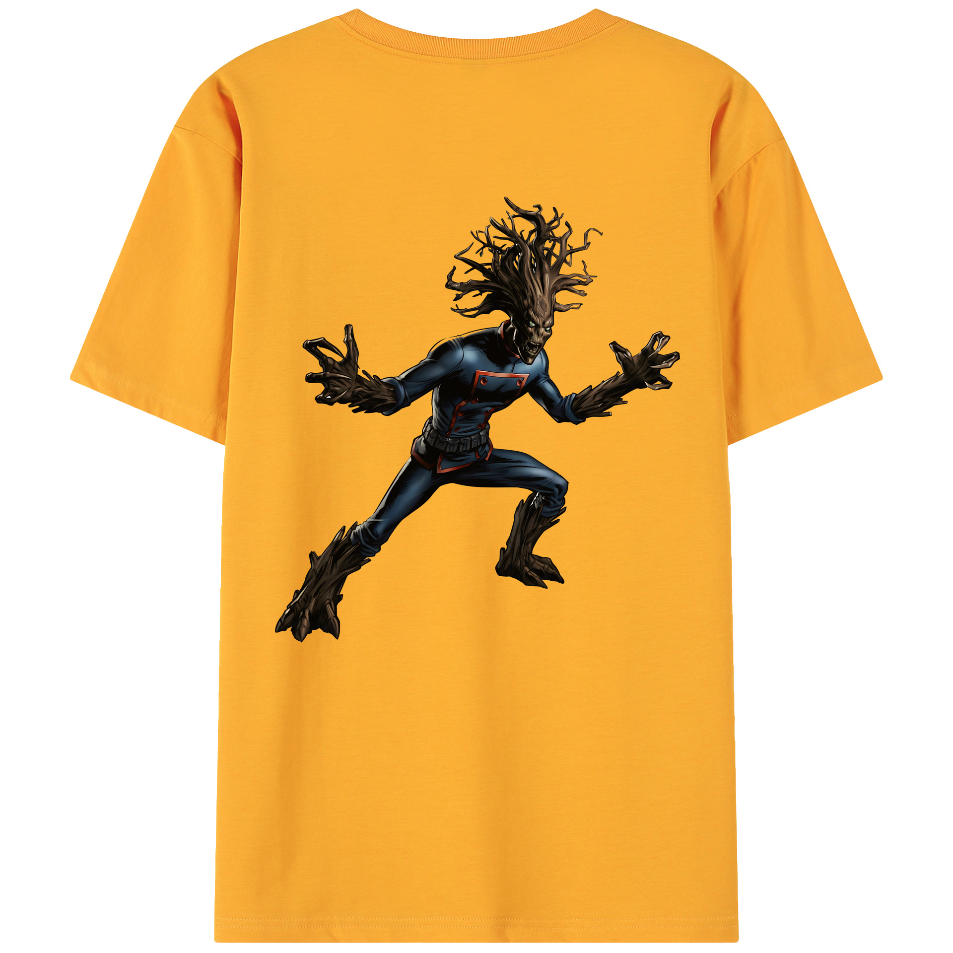 （画像用） アベンジャーズ The Avengers 綿100％ メンズ半袖Tシャツ（バックプリント） 通気性