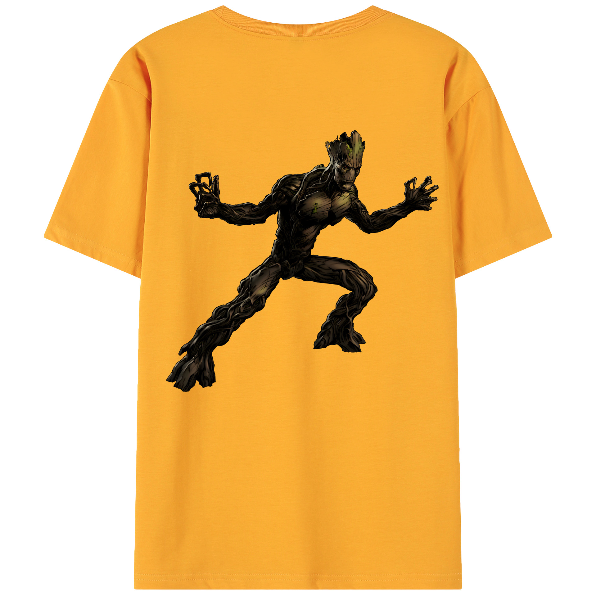 （画像用） アベンジャーズ The Avengers 綿100％ メンズ半袖Tシャツ（バックプリント） 通気性