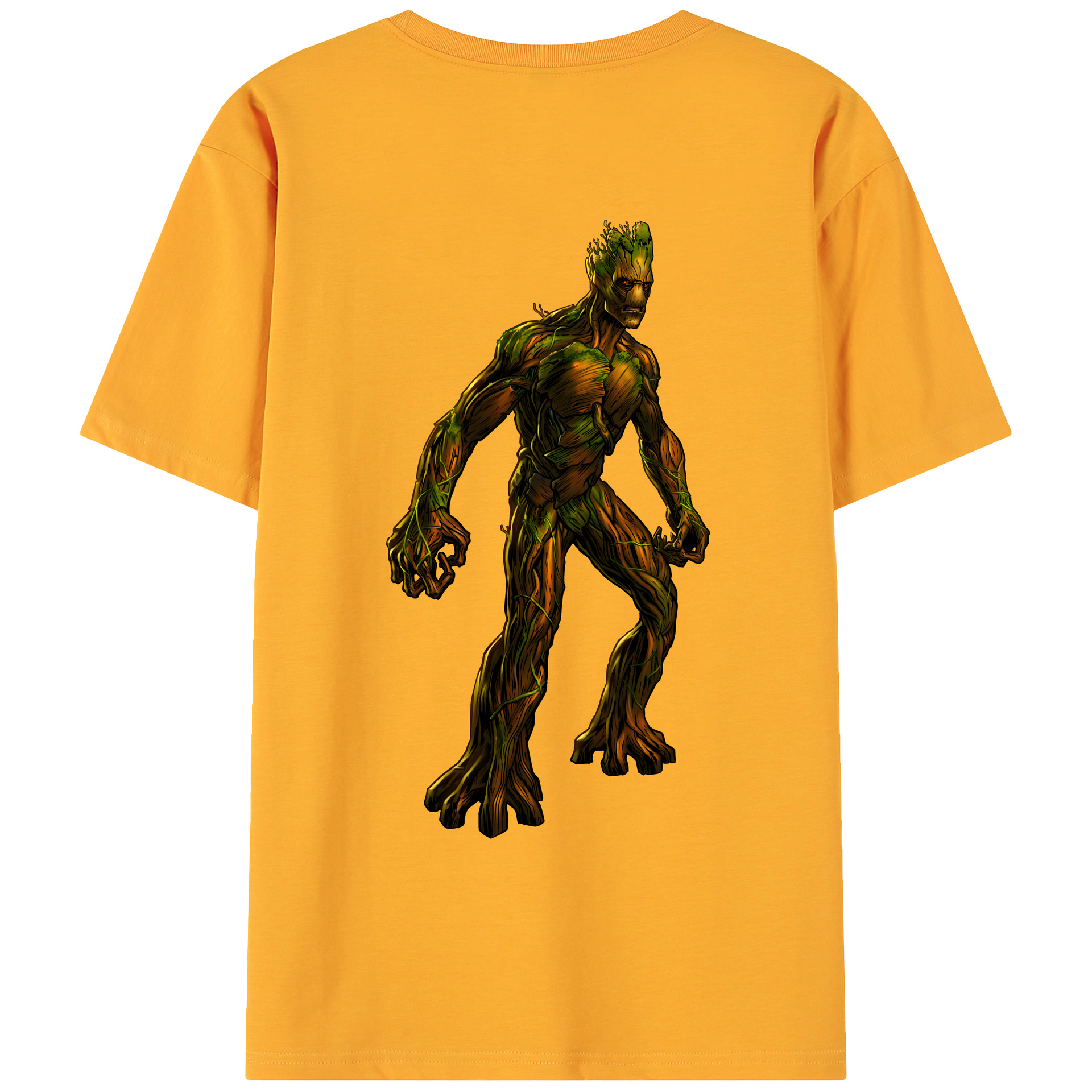 （画像用） アベンジャーズ The Avengers 綿100％ メンズ半袖Tシャツ（バックプリント） 通気性