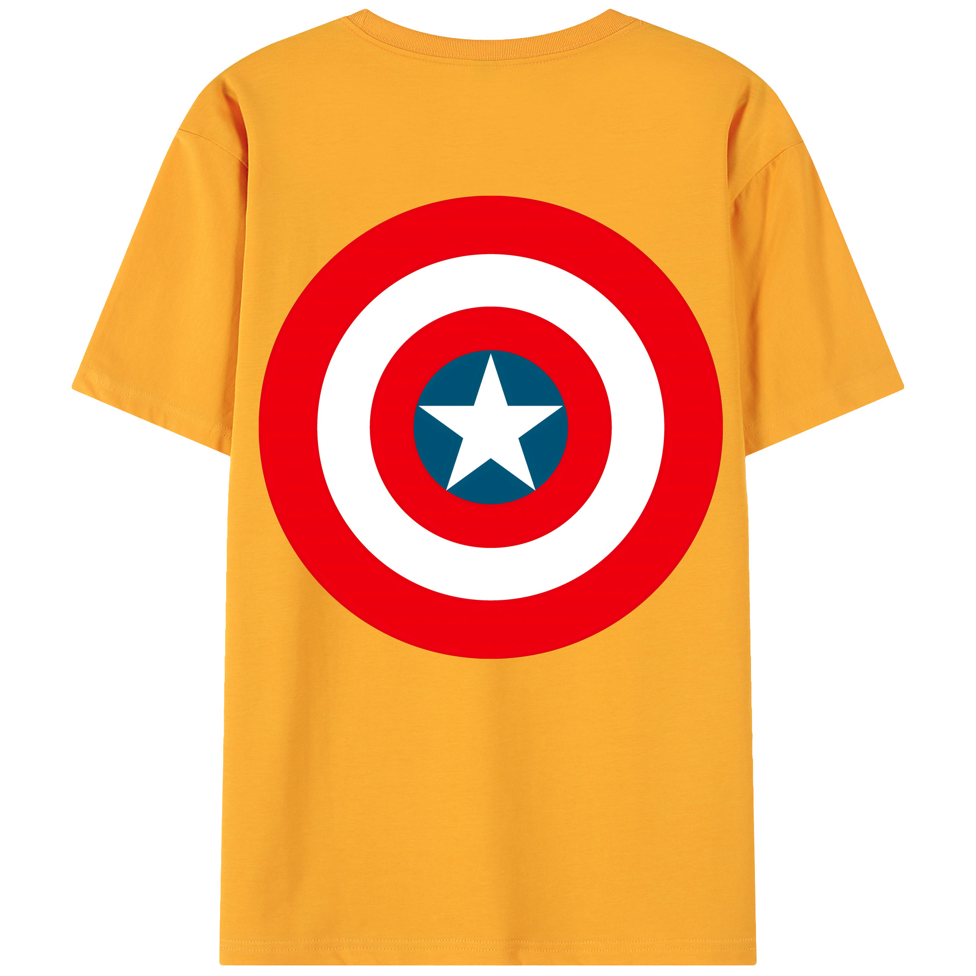 （画像用） アベンジャーズ The Avengers 綿100％ メンズ半袖Tシャツ（バックプリント） 通気性