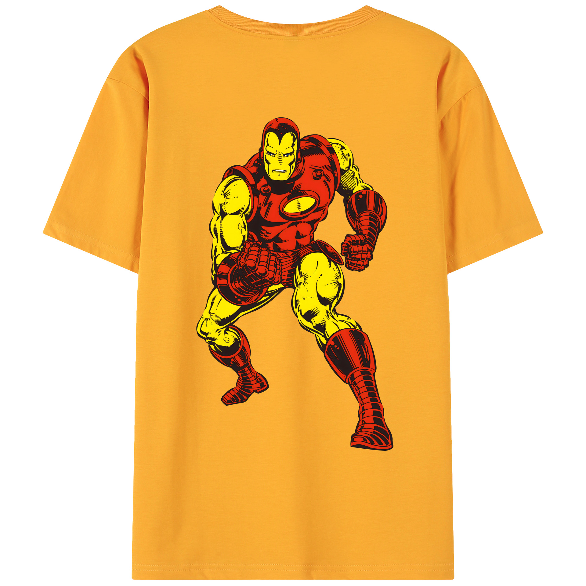 （画像用） アベンジャーズ The Avengers 綿100％ メンズ半袖Tシャツ（バックプリント） 通気性