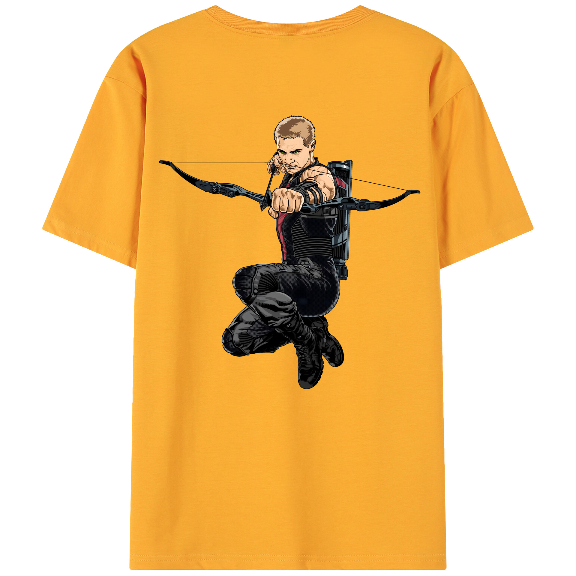 （画像用） アベンジャーズ The Avengers 綿100％ メンズ半袖Tシャツ（バックプリント） 通気性