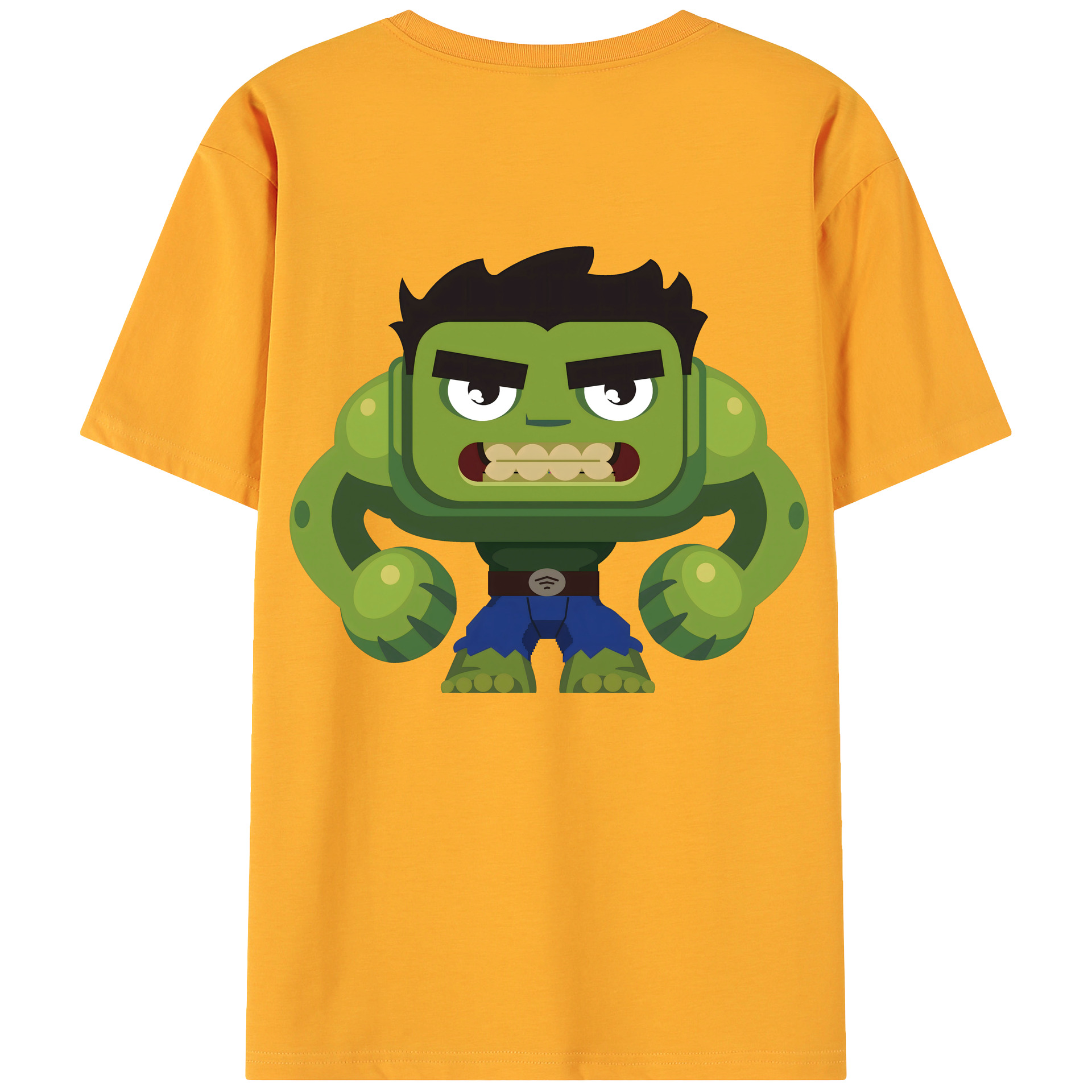 （画像用） アベンジャーズ The Avengers 綿100％ メンズ半袖Tシャツ（バックプリント） 通気性