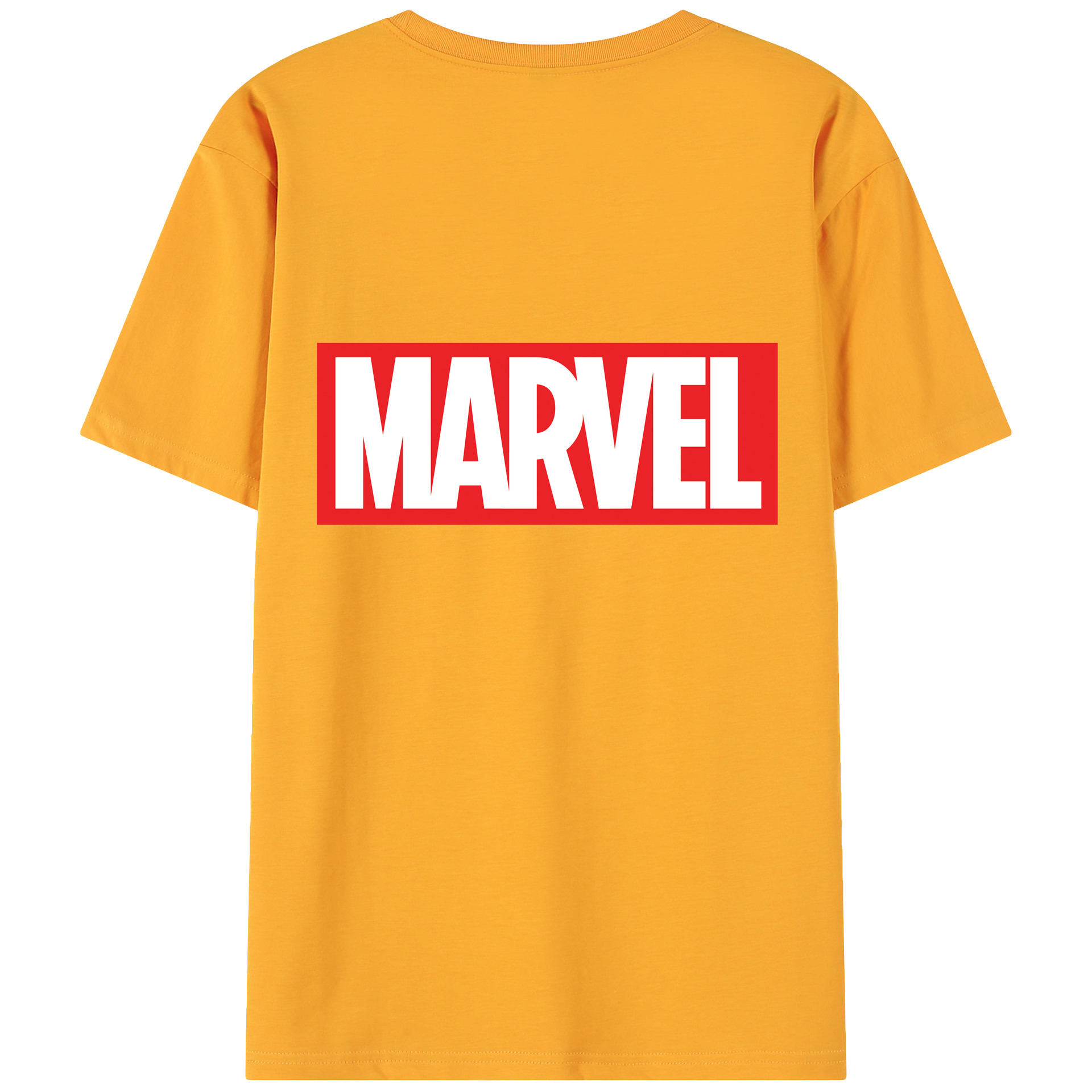 （画像用） アベンジャーズ The Avengers 綿100％ メンズ半袖Tシャツ（バックプリント） 通気性