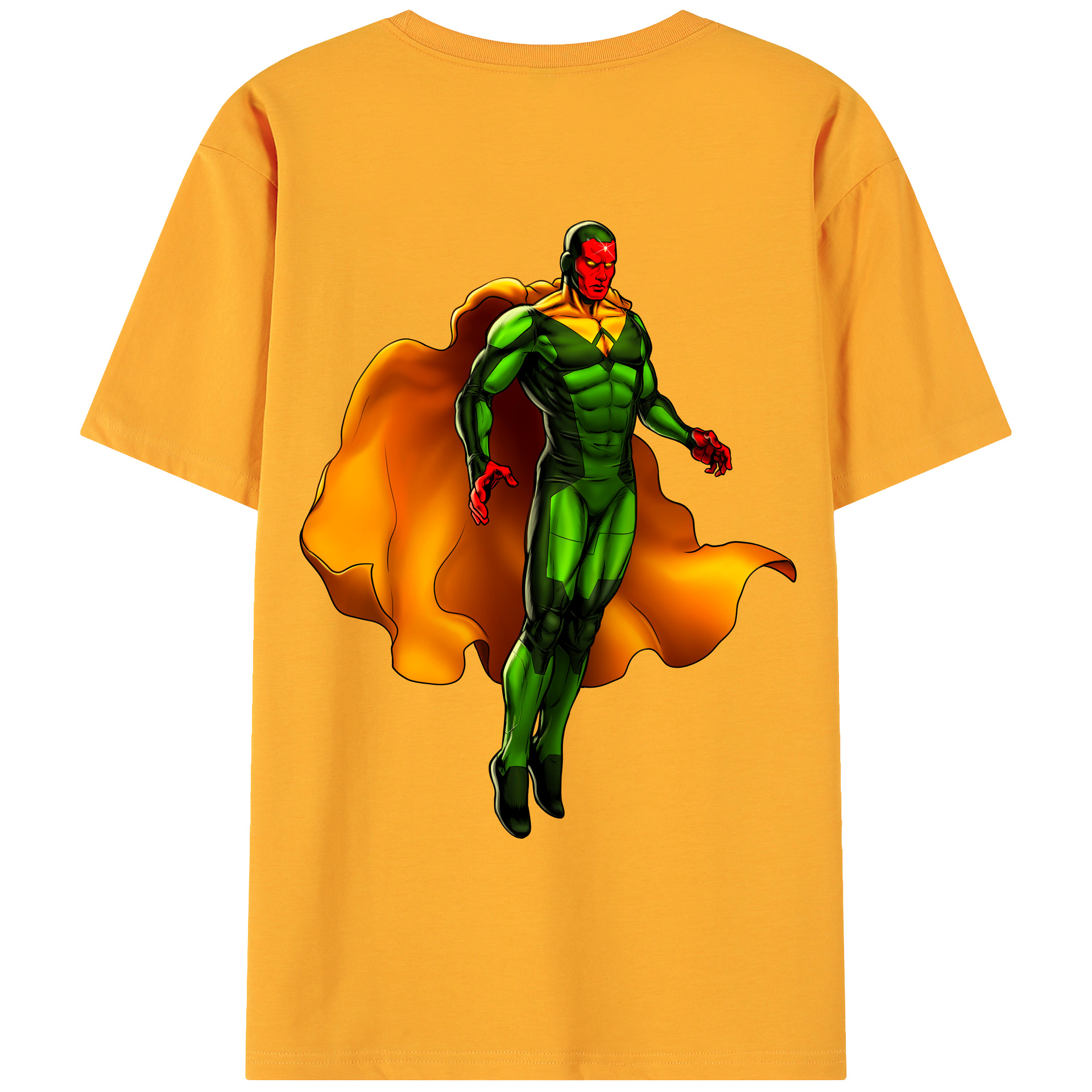 （画像用） アベンジャーズ The Avengers 綿100％ メンズ半袖Tシャツ（バックプリント） 通気性