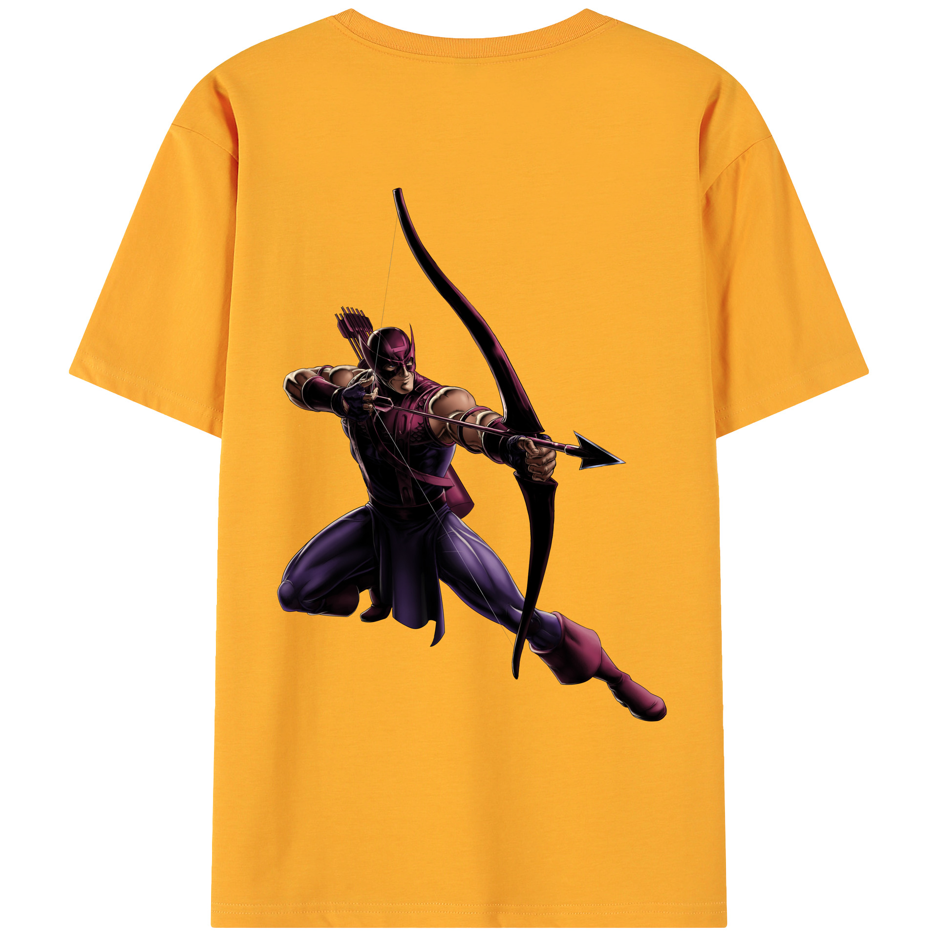 （画像用） アベンジャーズ The Avengers 綿100％ メンズ半袖Tシャツ（バックプリント） 通気性
