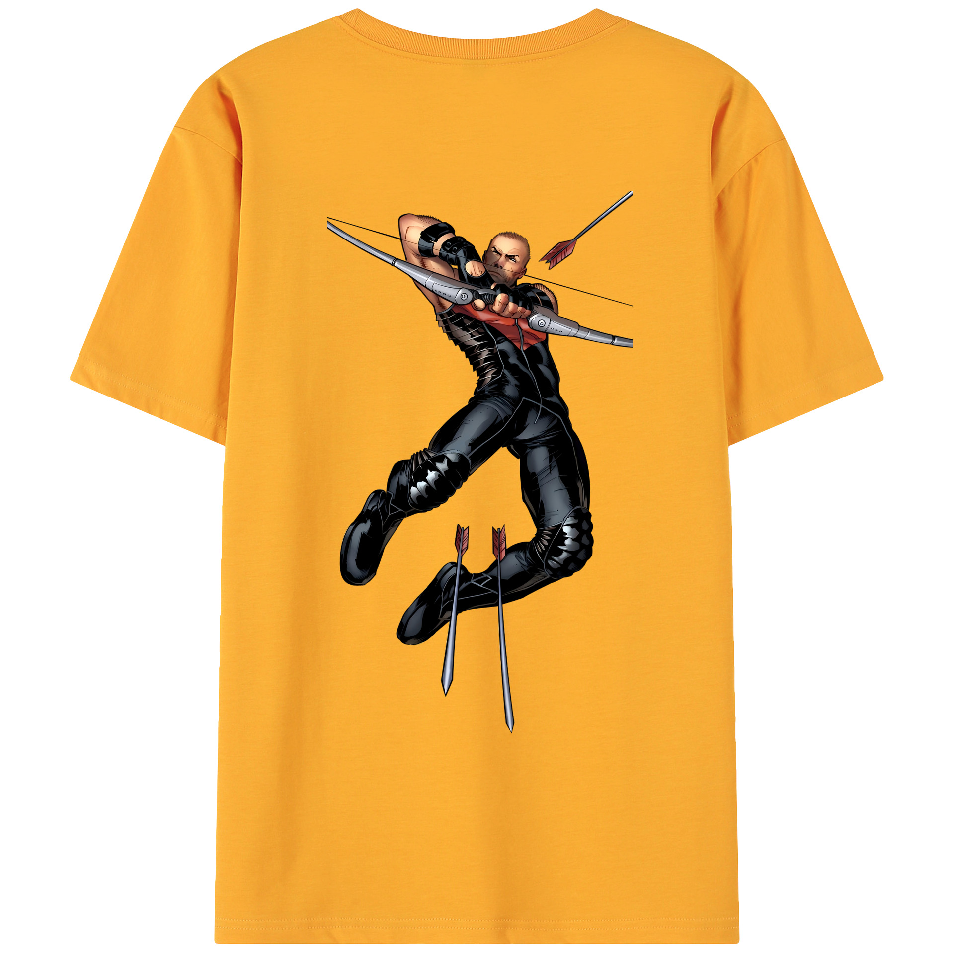 （画像用） アベンジャーズ The Avengers 綿100％ メンズ半袖Tシャツ（バックプリント） 通気性