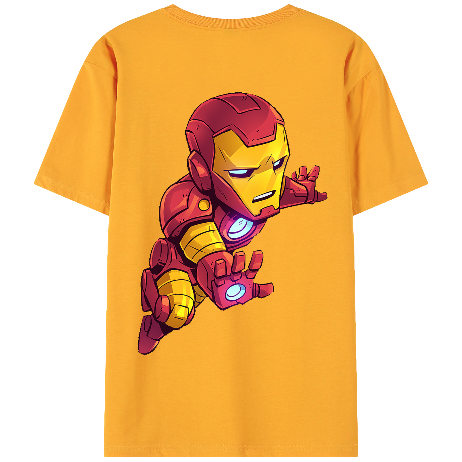 （画像用） アベンジャーズ The Avengers 綿100％ メンズ半袖Tシャツ（バックプリント） 通気性