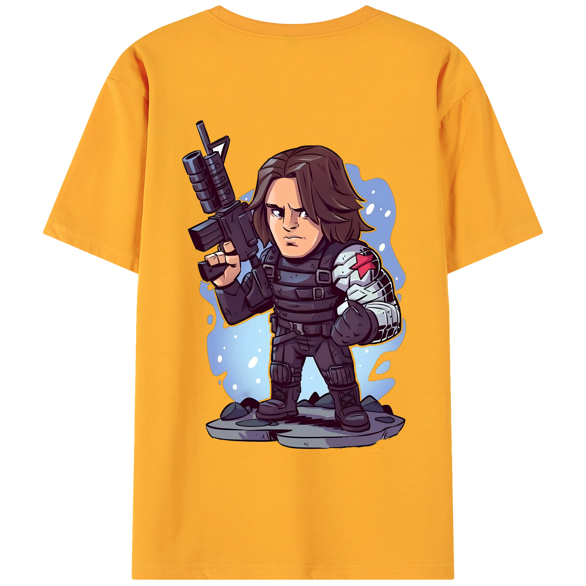 （画像用） アベンジャーズ The Avengers 綿100％ メンズ半袖Tシャツ（バックプリント） 通気性