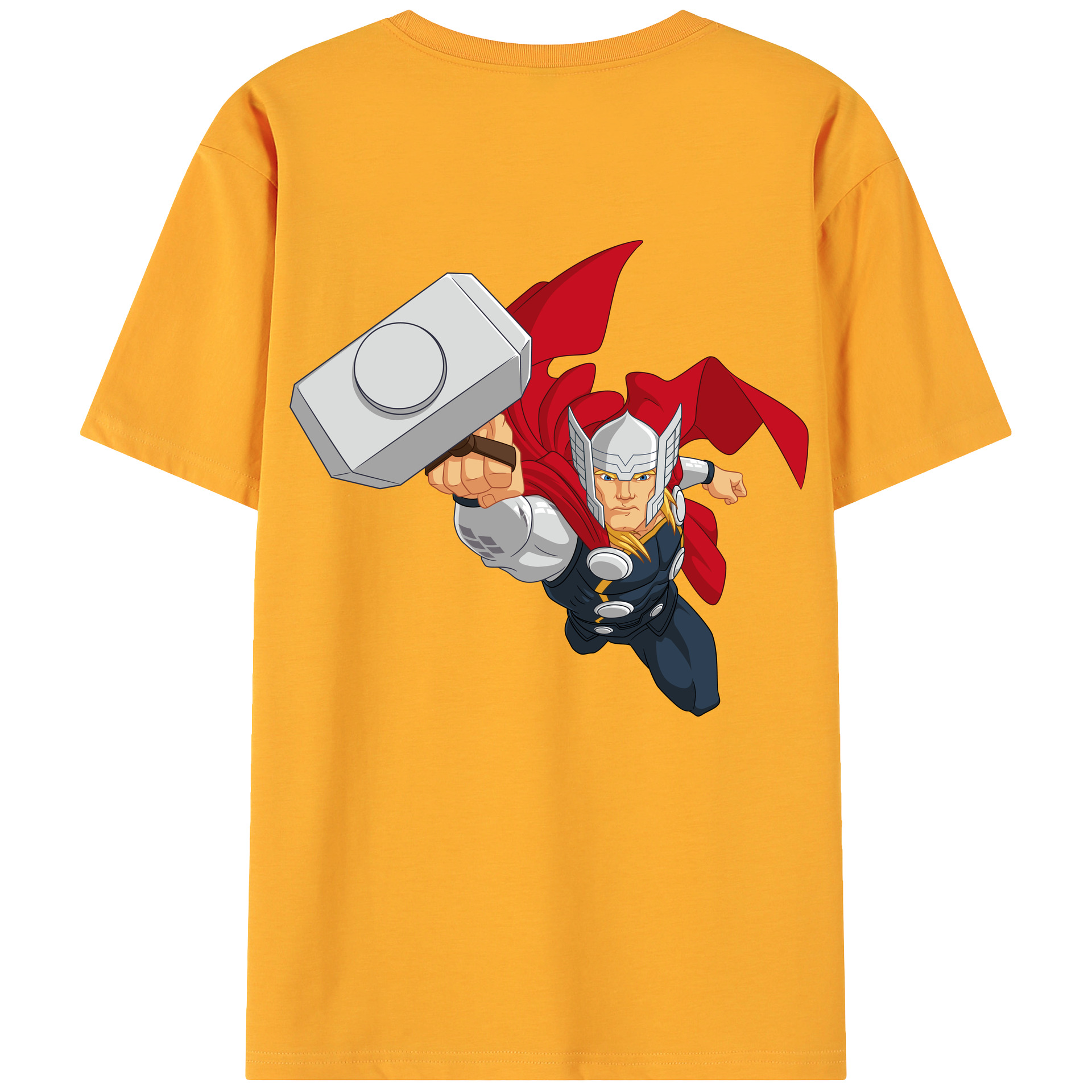 （画像用） アベンジャーズ The Avengers 綿100％ メンズ半袖Tシャツ（バックプリント） 通気性
