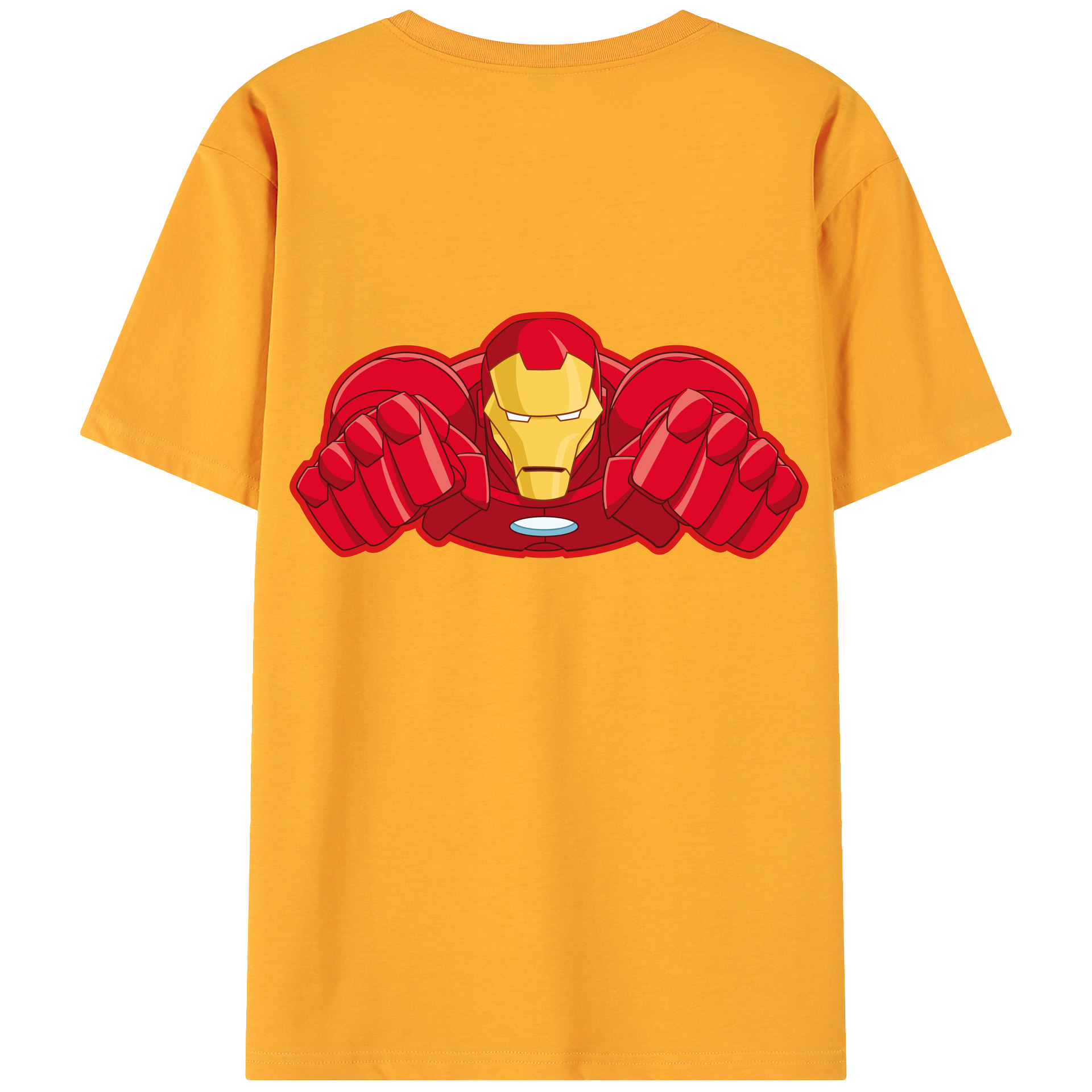 （画像用） アベンジャーズ The Avengers 綿100％ メンズ半袖Tシャツ（バックプリント） 通気性