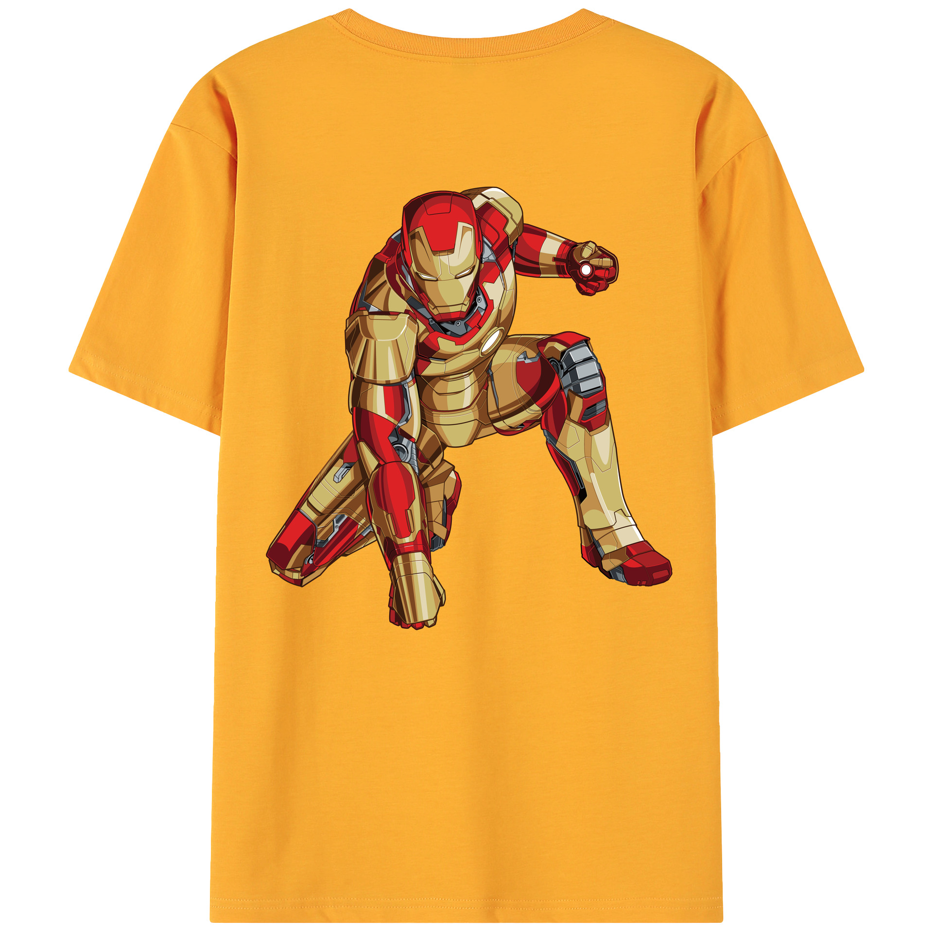 （画像用） アベンジャーズ The Avengers 綿100％ メンズ半袖Tシャツ（バックプリント） 通気性