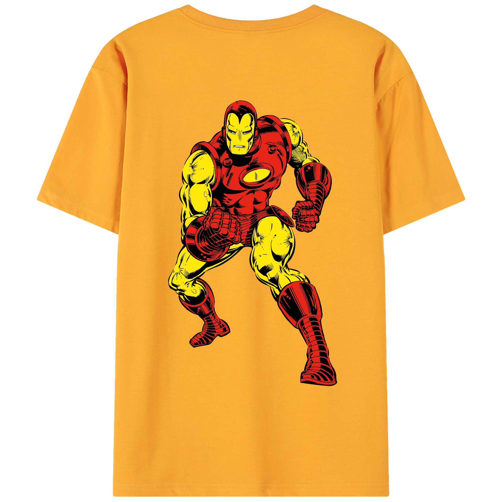（画像用） アベンジャーズ The Avengers 綿100％ メンズ半袖Tシャツ（バックプリント） 通気性