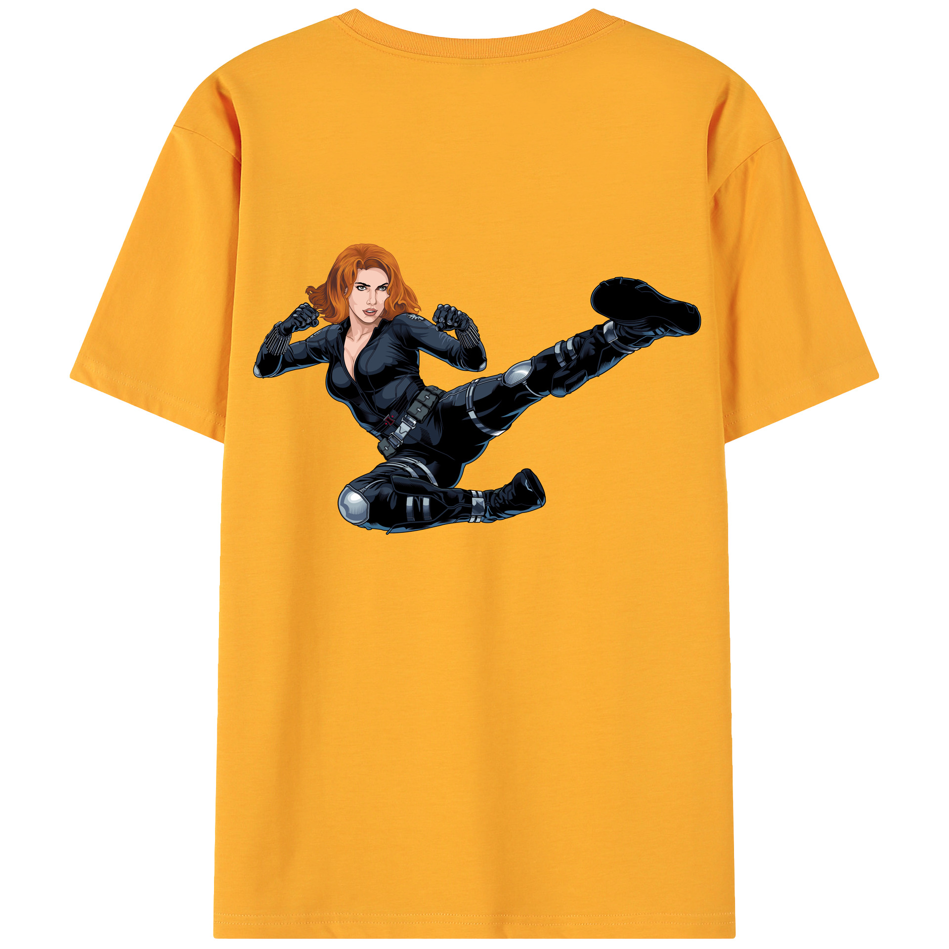 （画像用） アベンジャーズ The Avengers 綿100％ メンズ半袖Tシャツ（バックプリント） 通気性