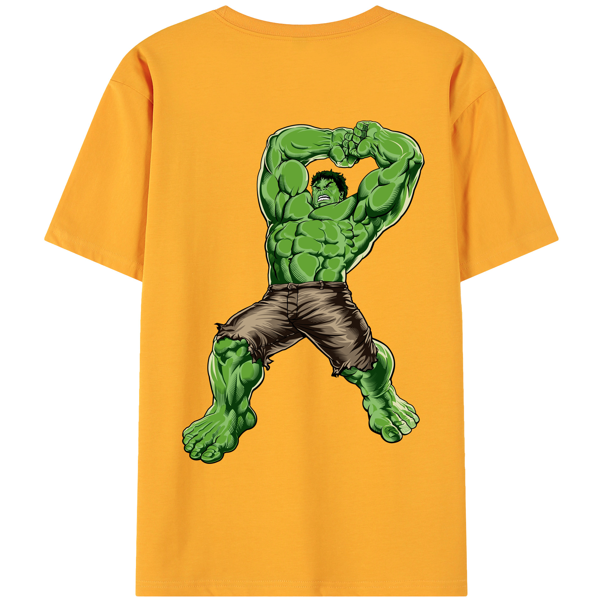 （画像用） アベンジャーズ The Avengers 綿100％ メンズ半袖Tシャツ（バックプリント） 通気性