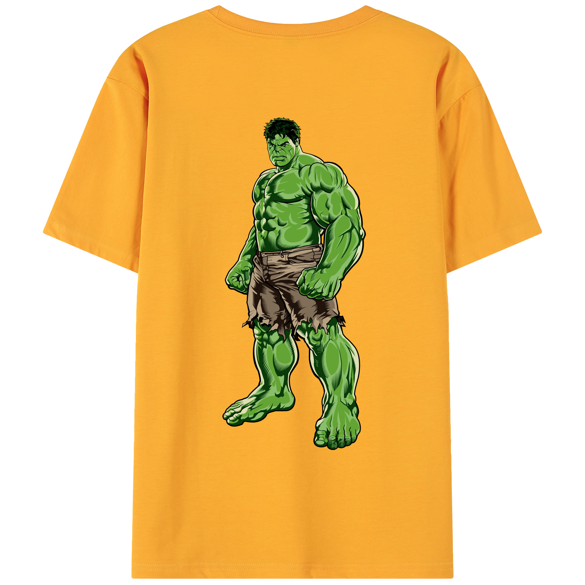 （画像用） アベンジャーズ The Avengers 綿100％ メンズ半袖Tシャツ（バックプリント） 通気性