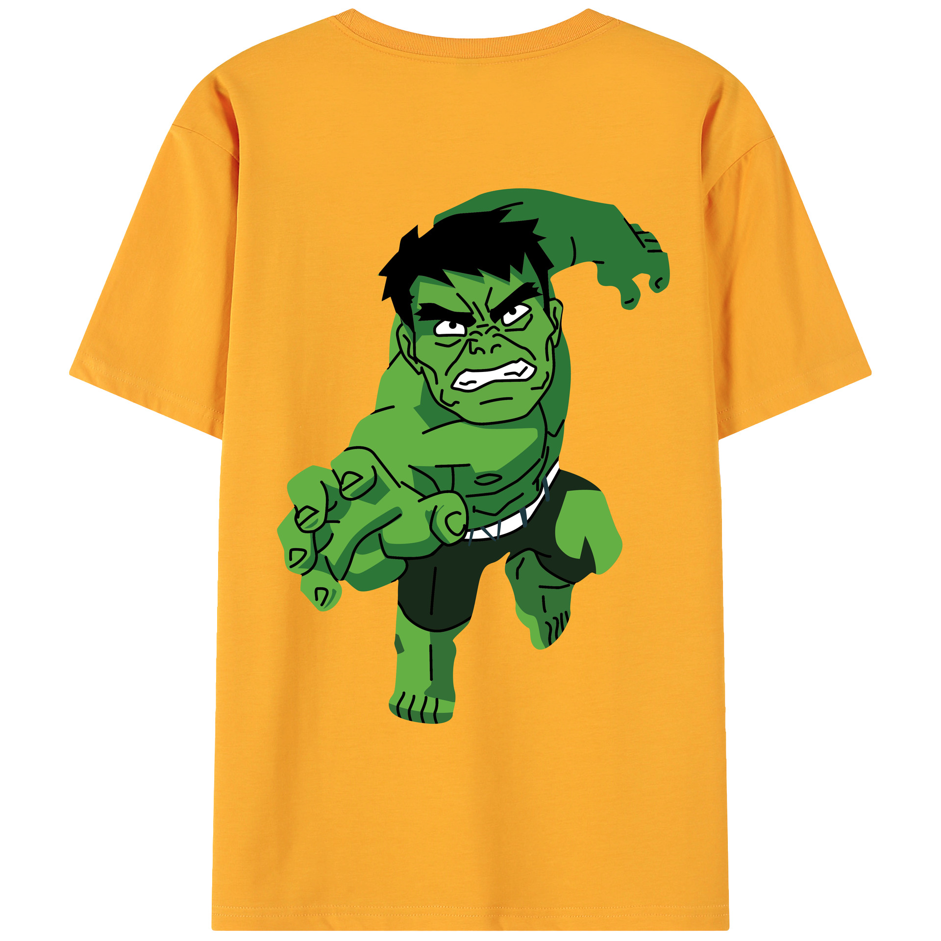 （画像用） アベンジャーズ The Avengers 綿100％ メンズ半袖Tシャツ（バックプリント） 通気性