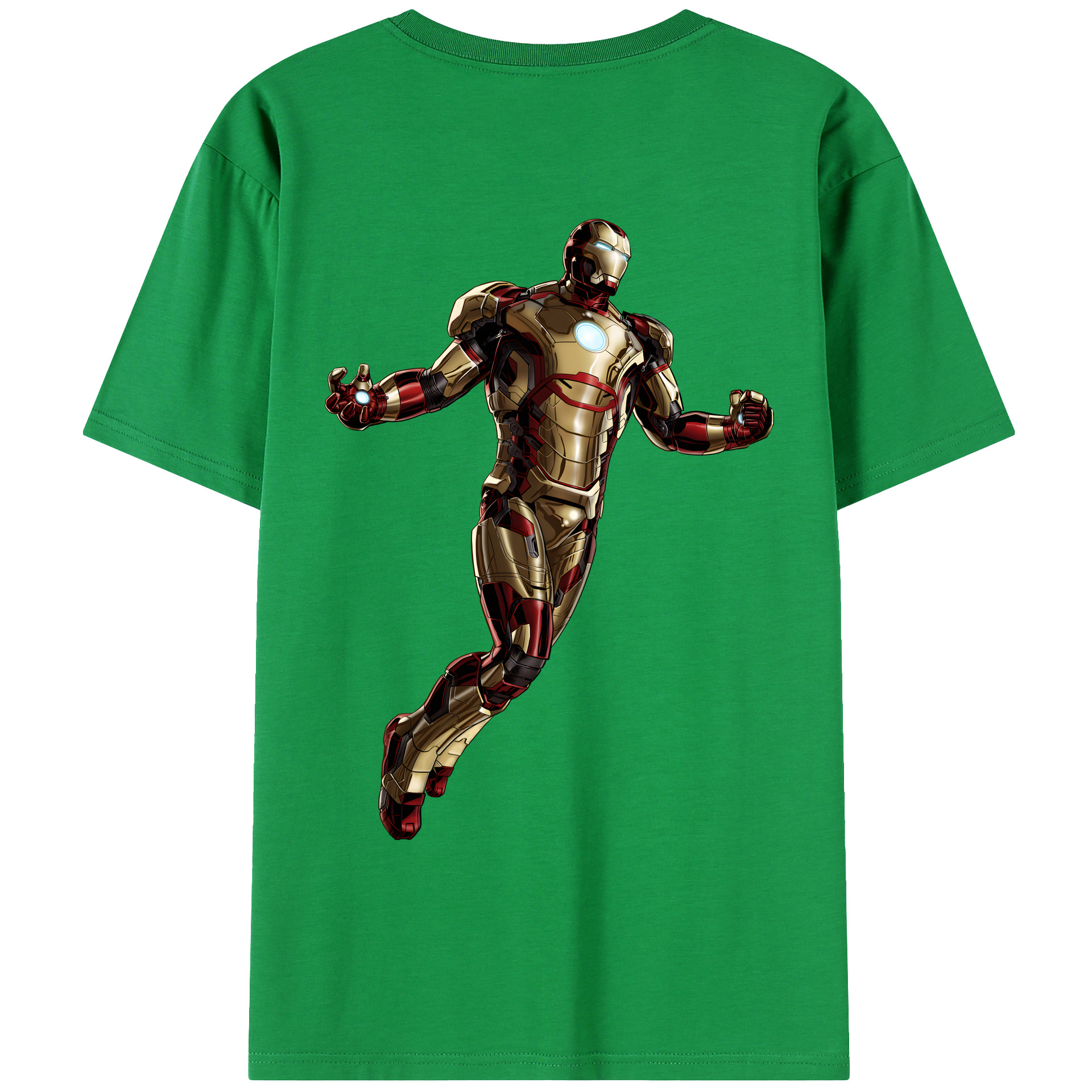 （画像用） アベンジャーズ The Avengers 綿100％ メンズ半袖Tシャツ（バックプリント） 通気性