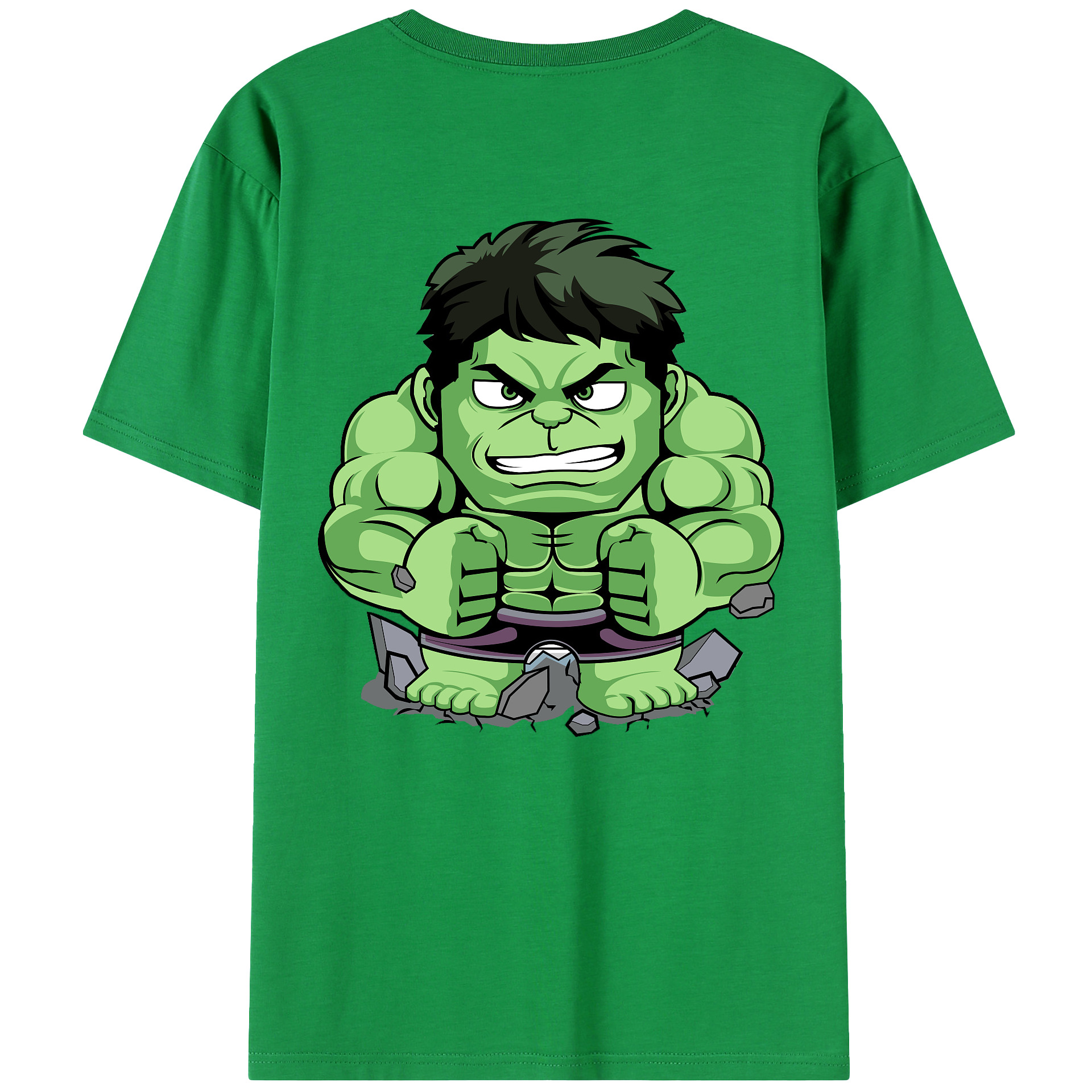 （画像用） アベンジャーズ The Avengers 綿100％ メンズ半袖Tシャツ（バックプリント） 通気性