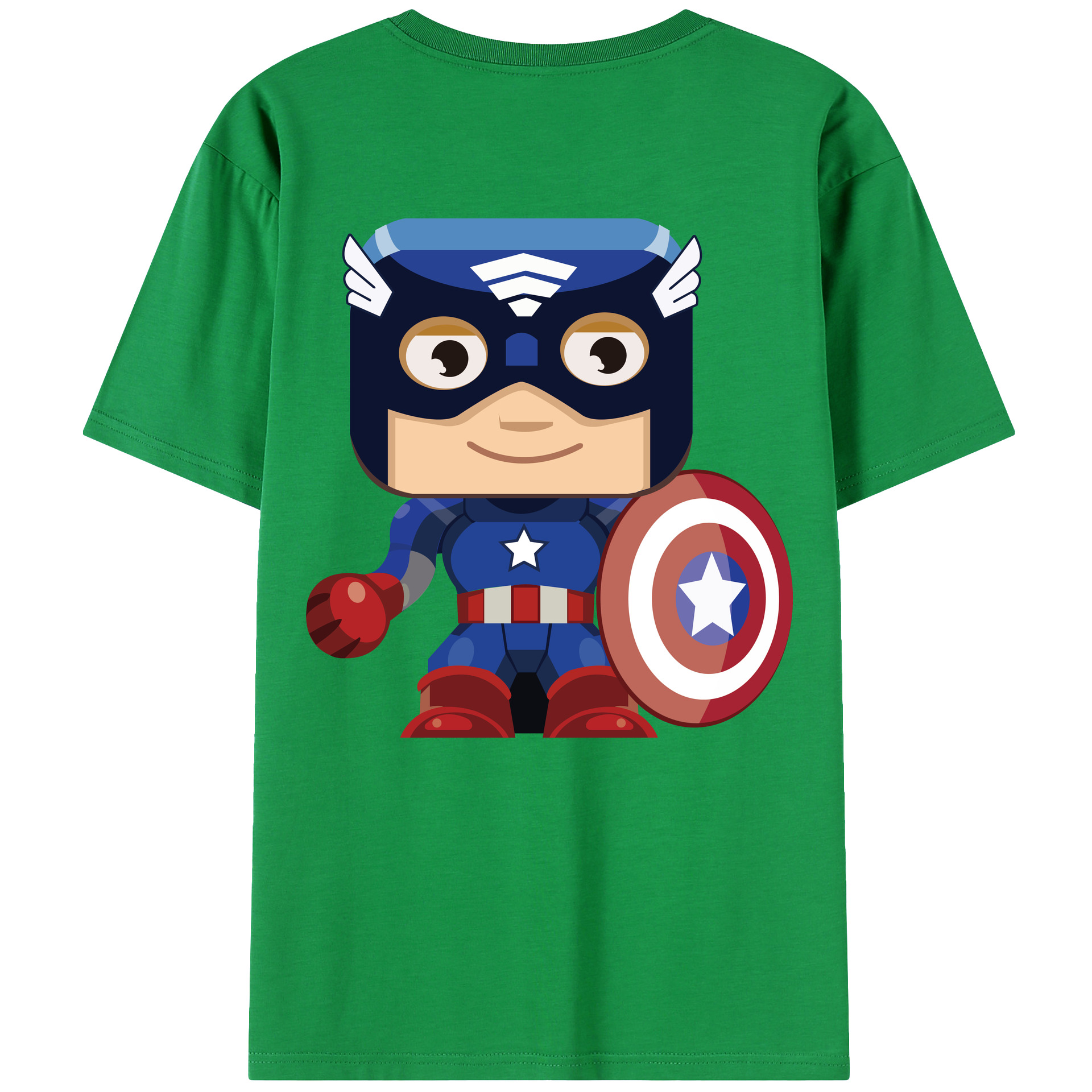 （画像用） アベンジャーズ The Avengers 綿100％ メンズ半袖Tシャツ（バックプリント） 通気性