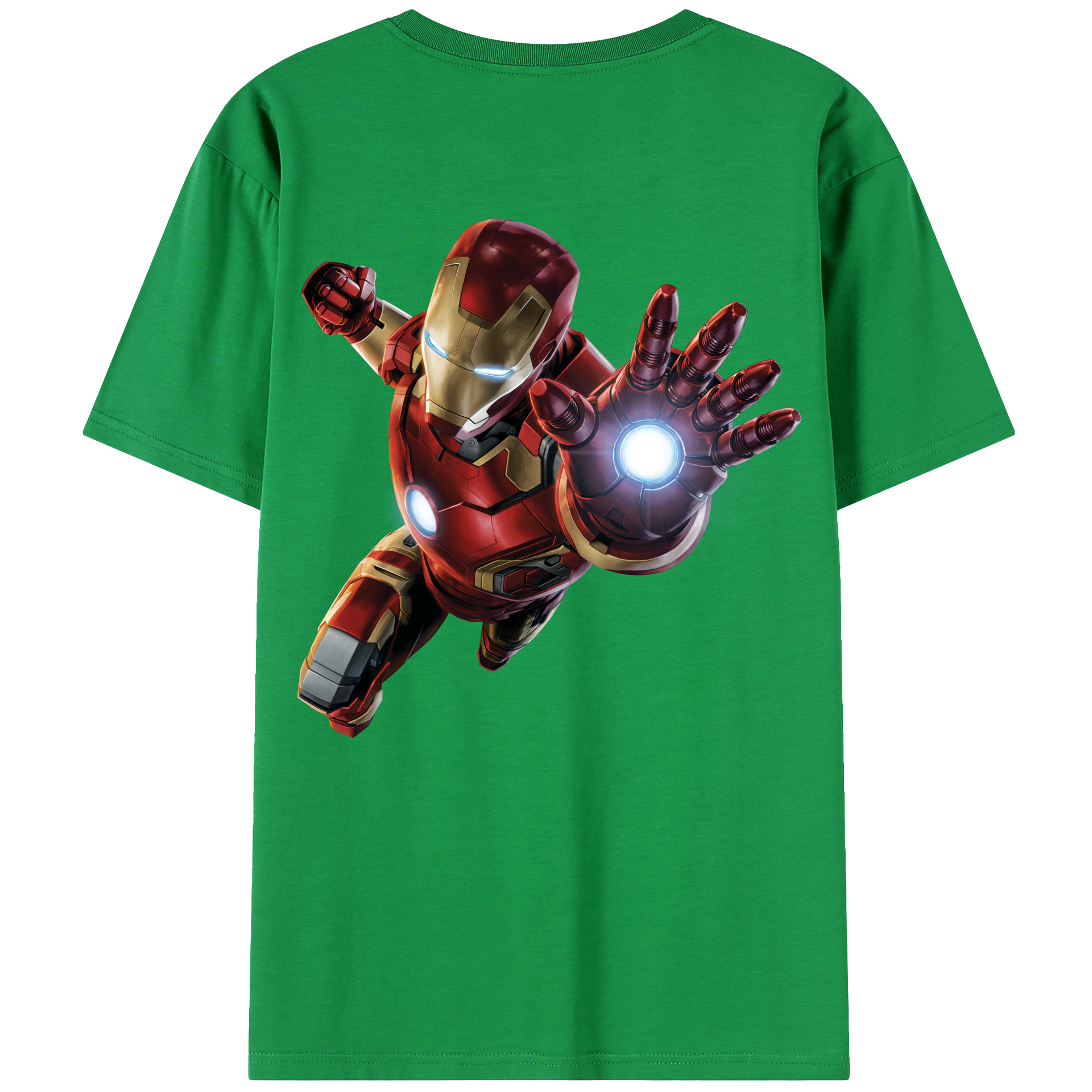 （画像用） アベンジャーズ The Avengers 綿100％ メンズ半袖Tシャツ（バックプリント） 通気性